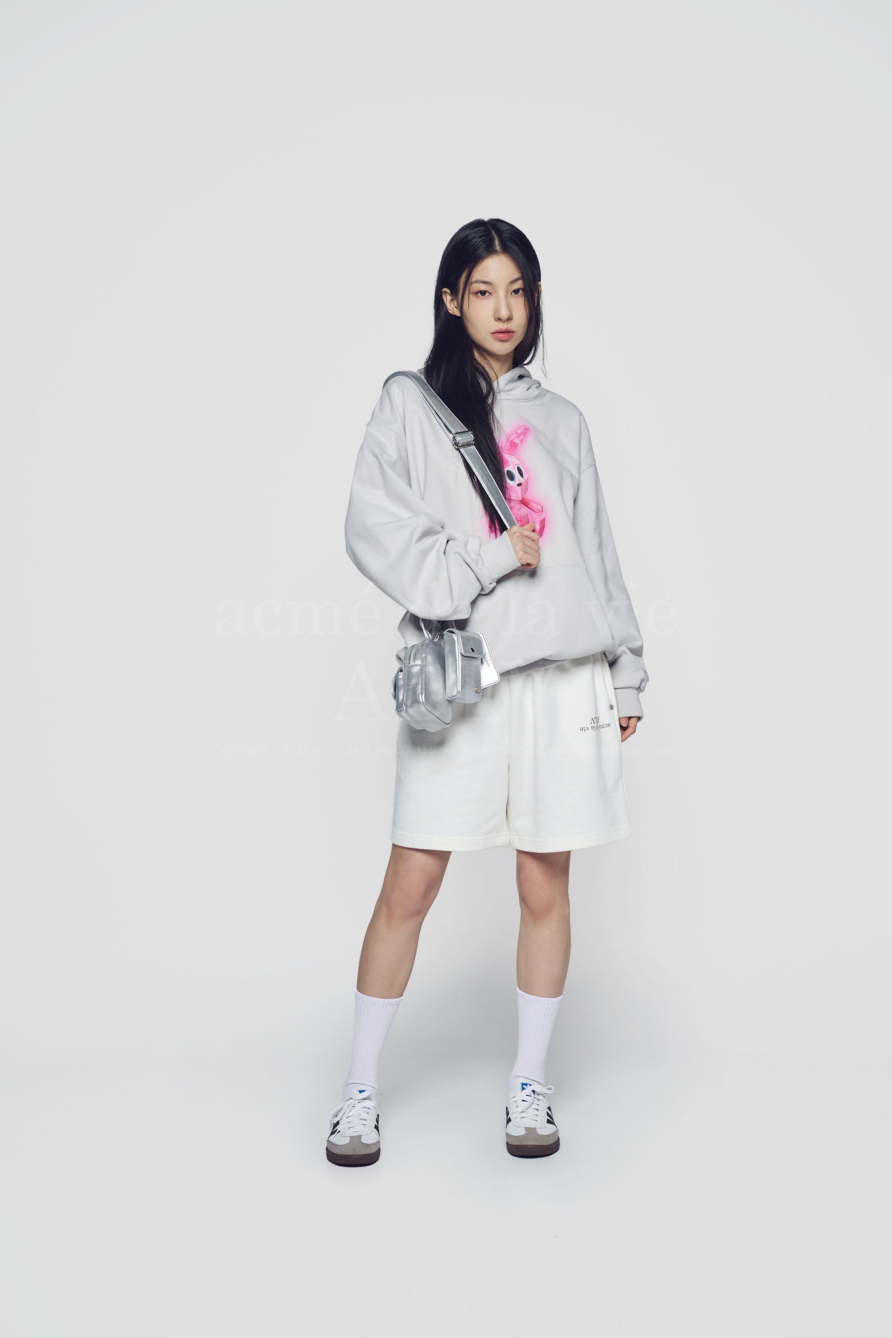 ADLV - Áp Hoodie Retro Rabbit Xám