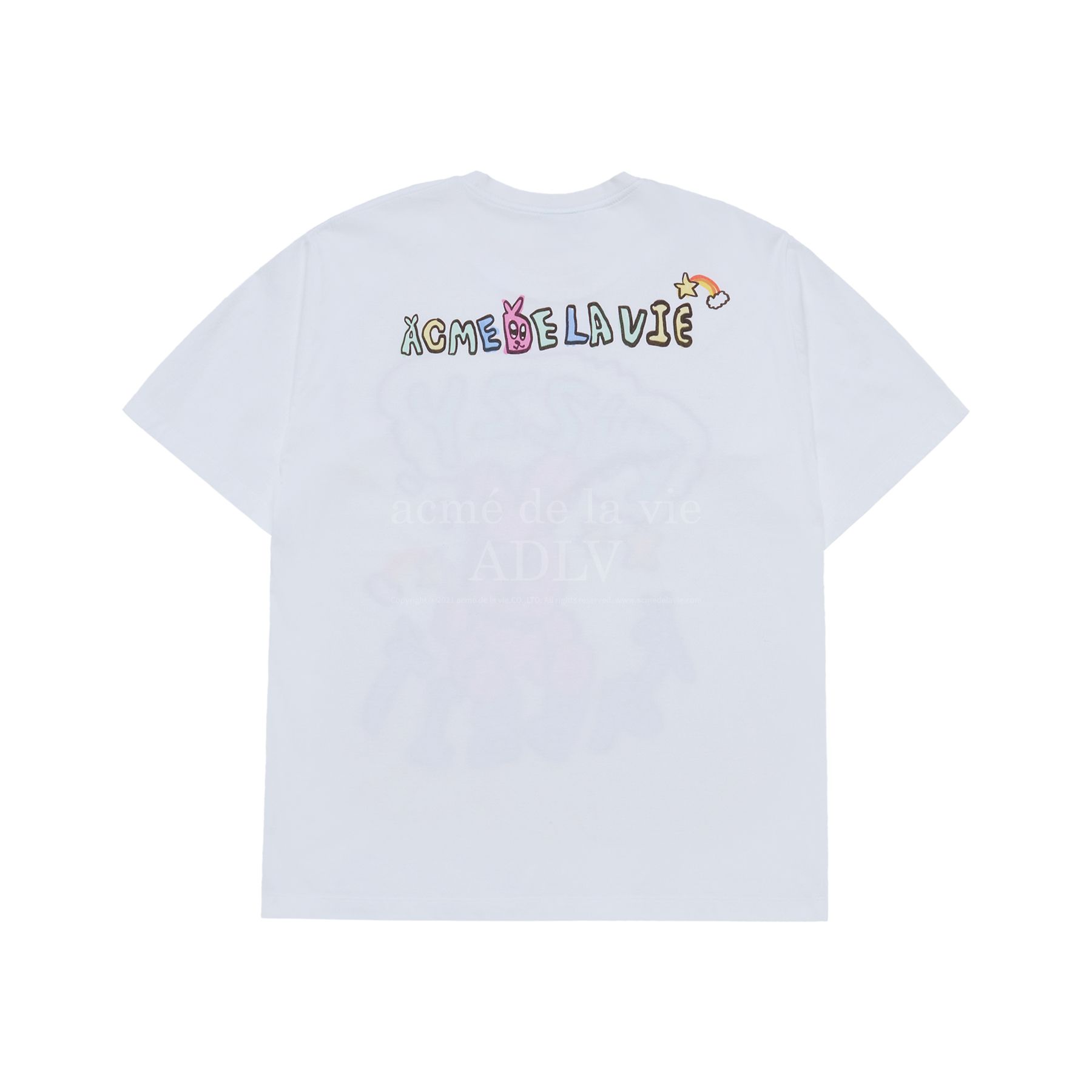 ADLV - Áo Thun Popstar Rabbit Trắng
