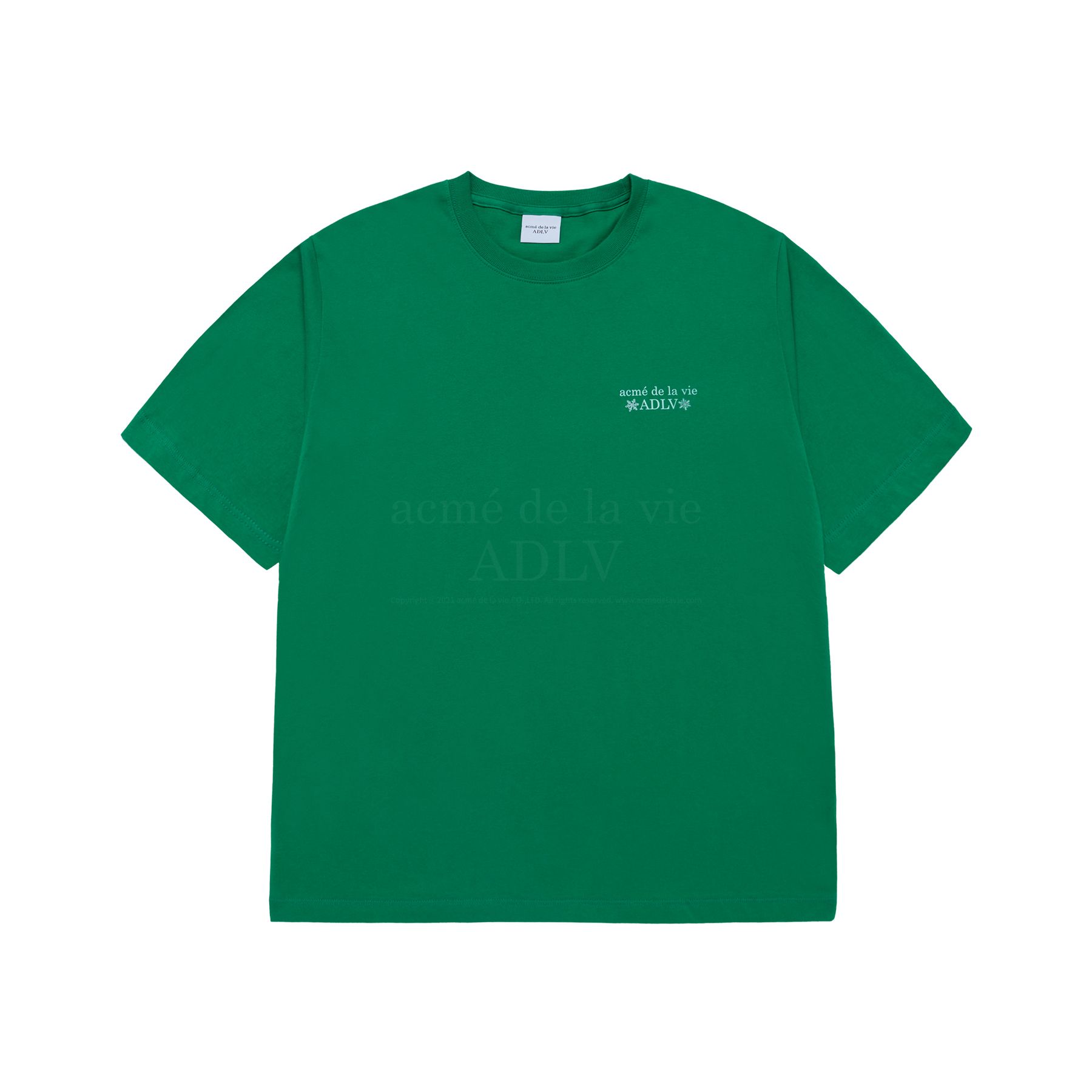ADLV - Áo Thun Snow Bear Xanh Lá