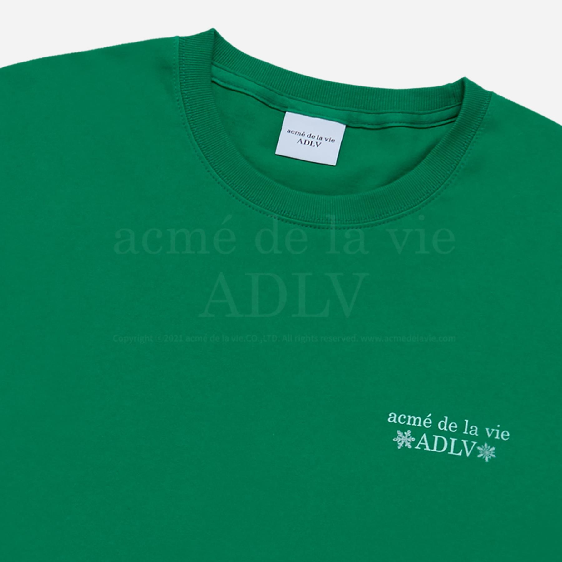 ADLV - Áo Thun Snow Bear Xanh Lá