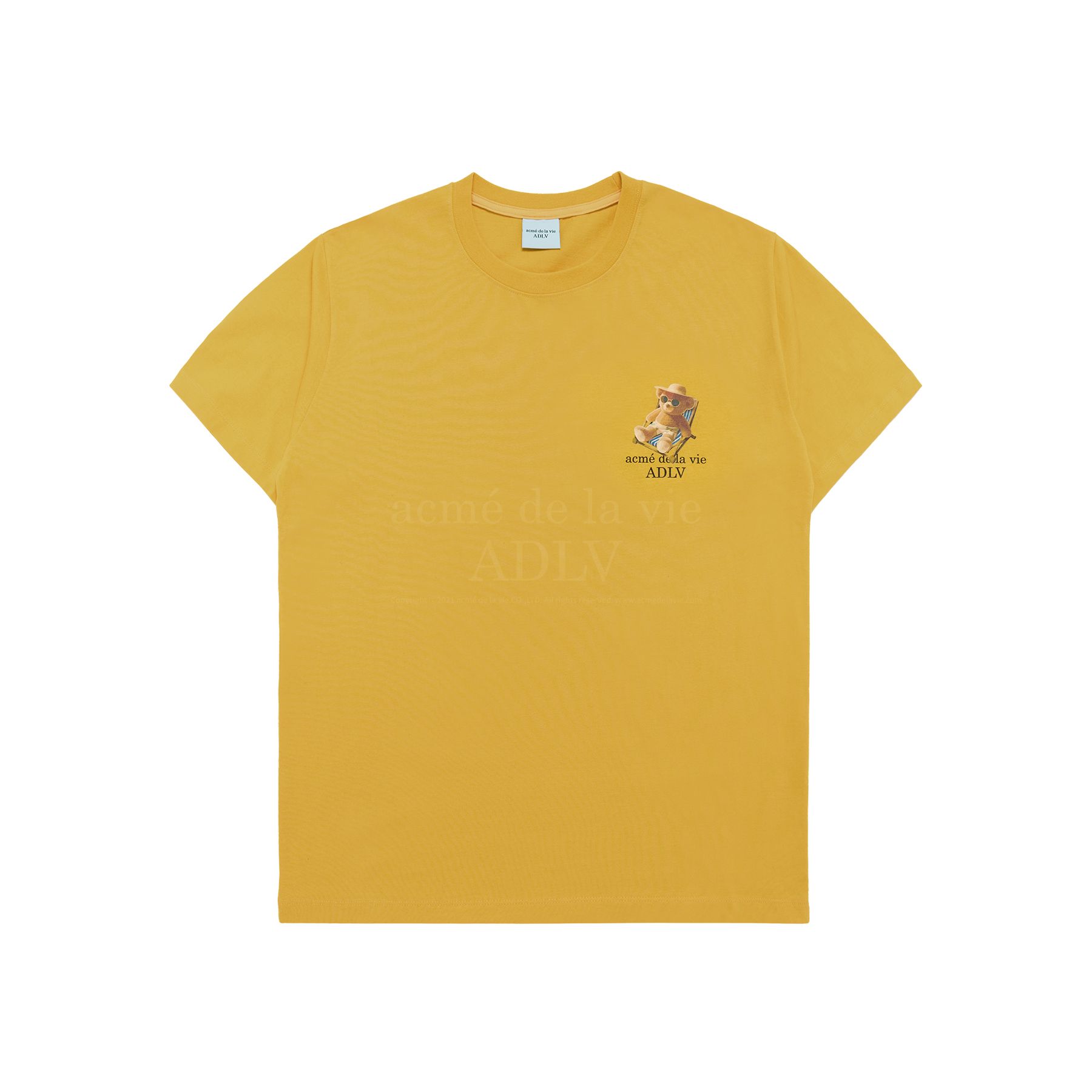 ADLV - Áo Thun BeACh Bear Vàng (Duty-Free Shop Exclusive)