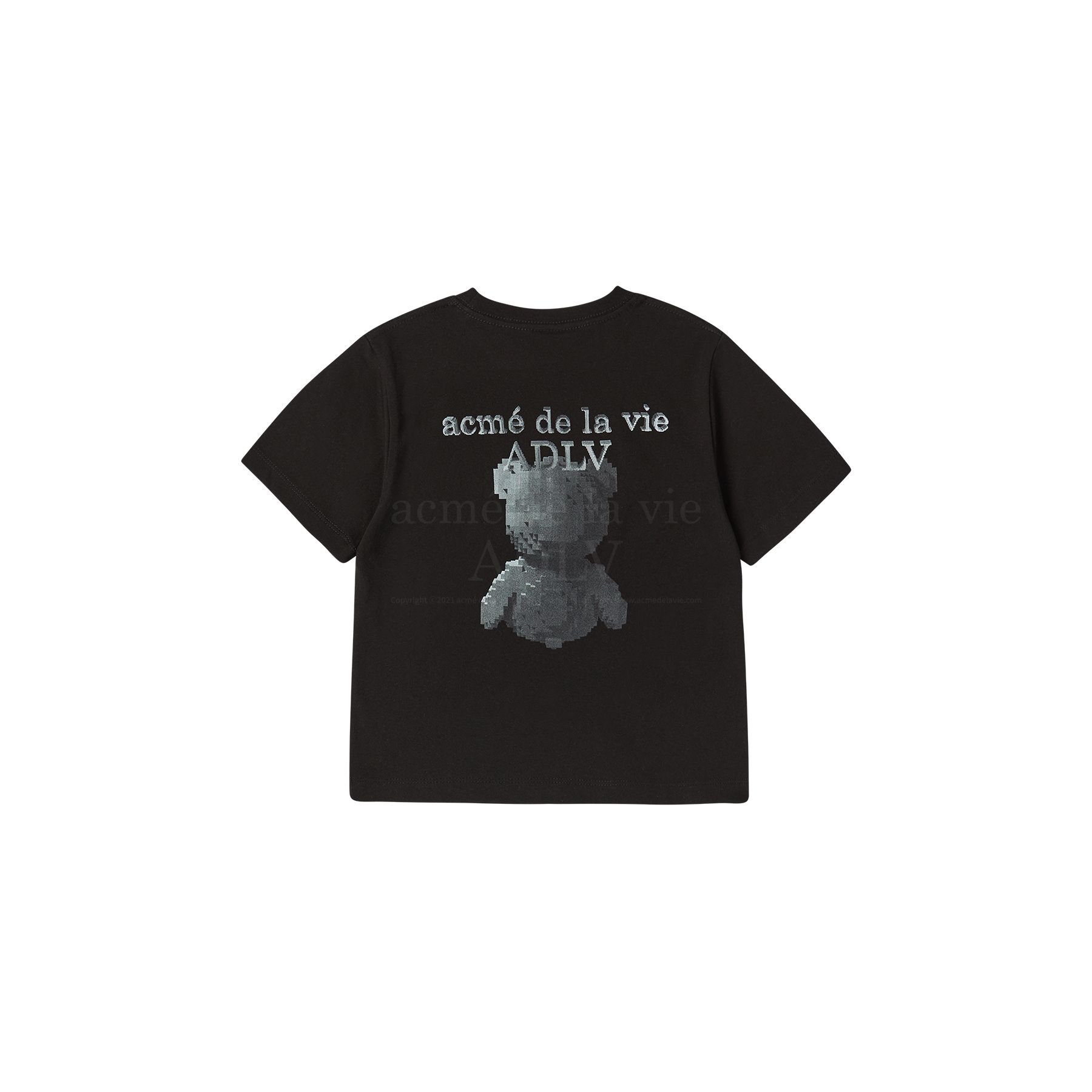 ADLV - [KIDS] Áo Thun Block Bear Đen