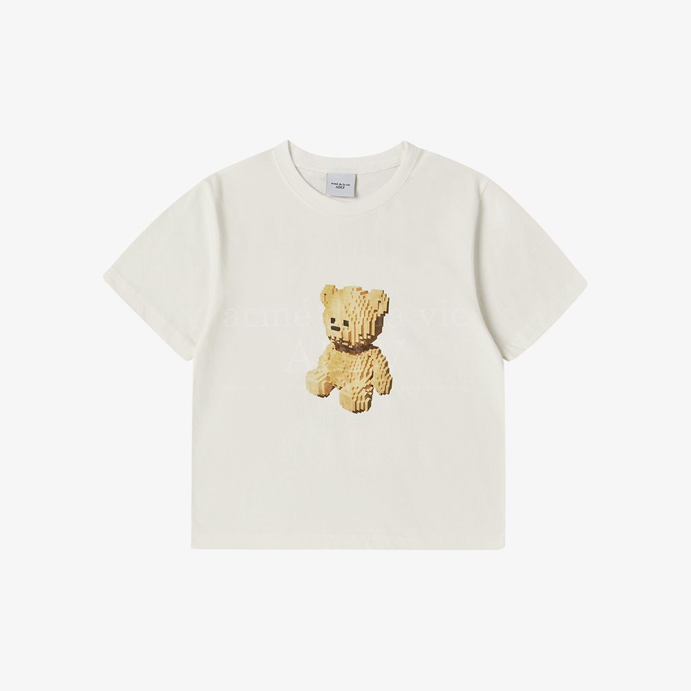 [KIDS] Áo Thun Block Bear Kem
