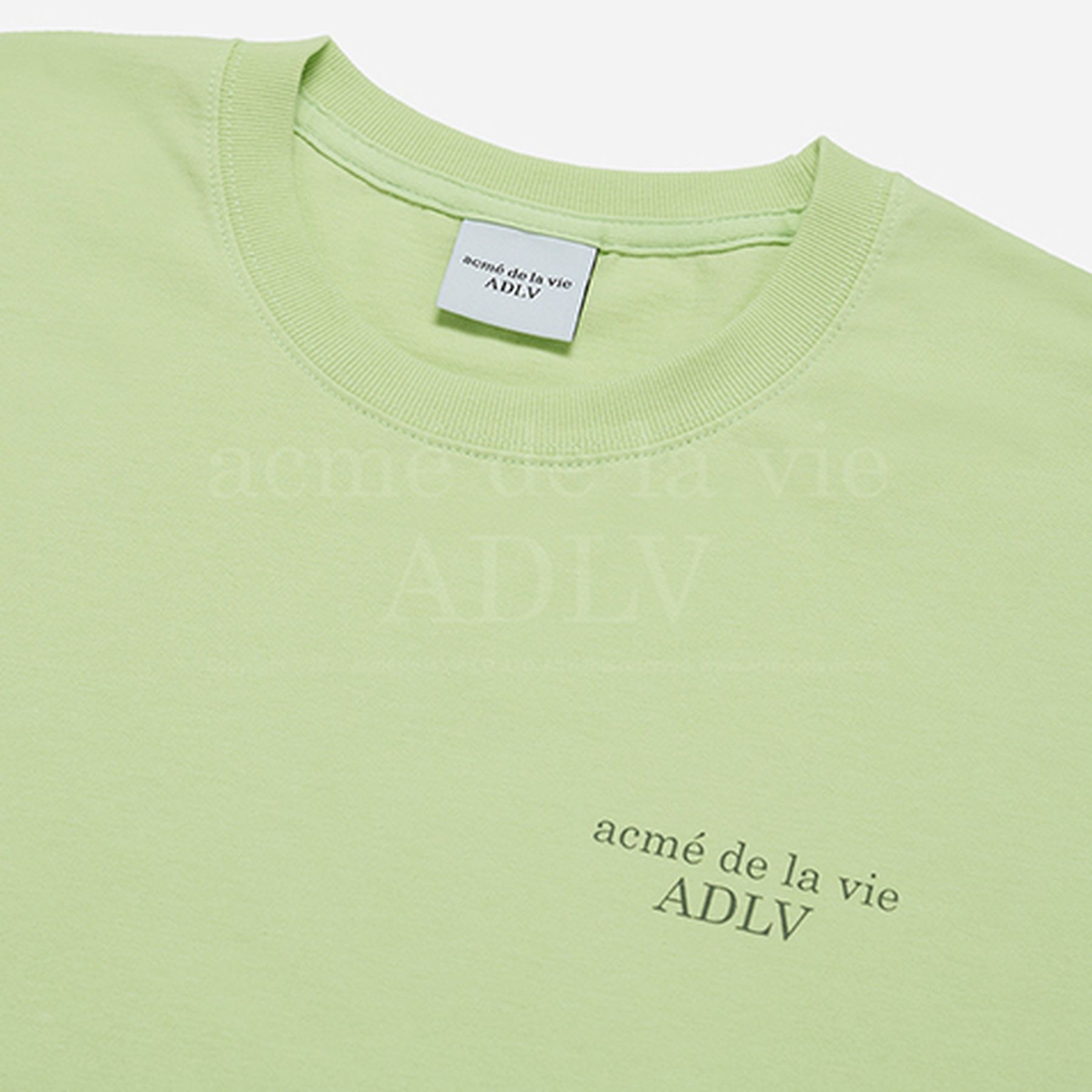 ADLV - Áo Thun Basic Logo Season 3 Xanh Lá Sáng