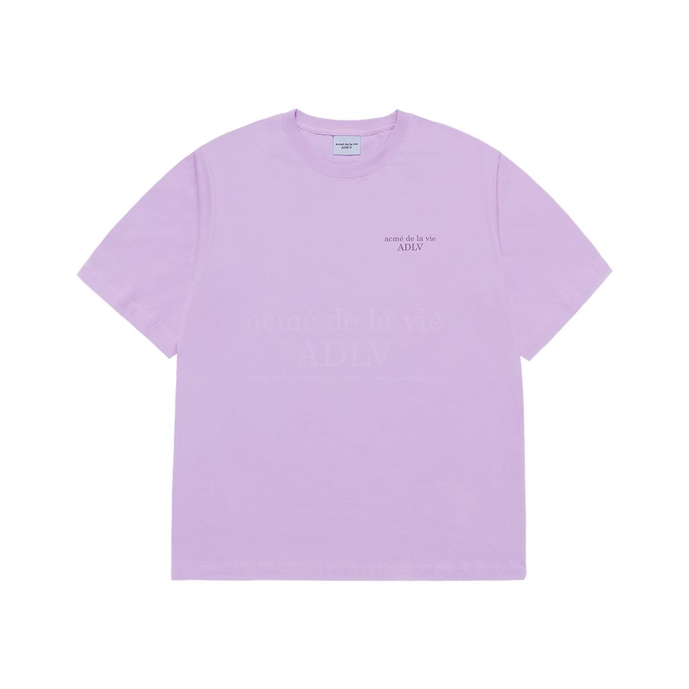 ADLV - Áo Thun Basic Logo Season 3 Tím Nhạt