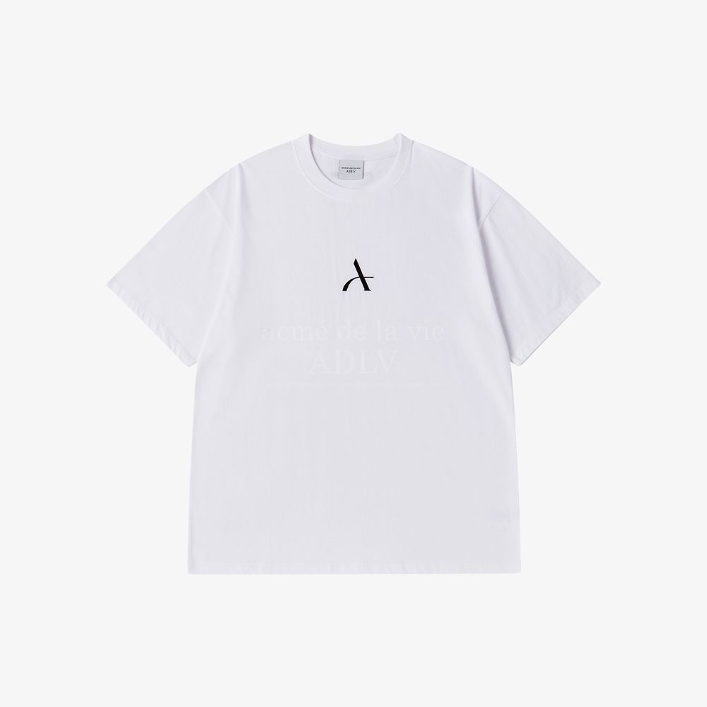 ADLV - Áo Thun One Point Logo Trắng