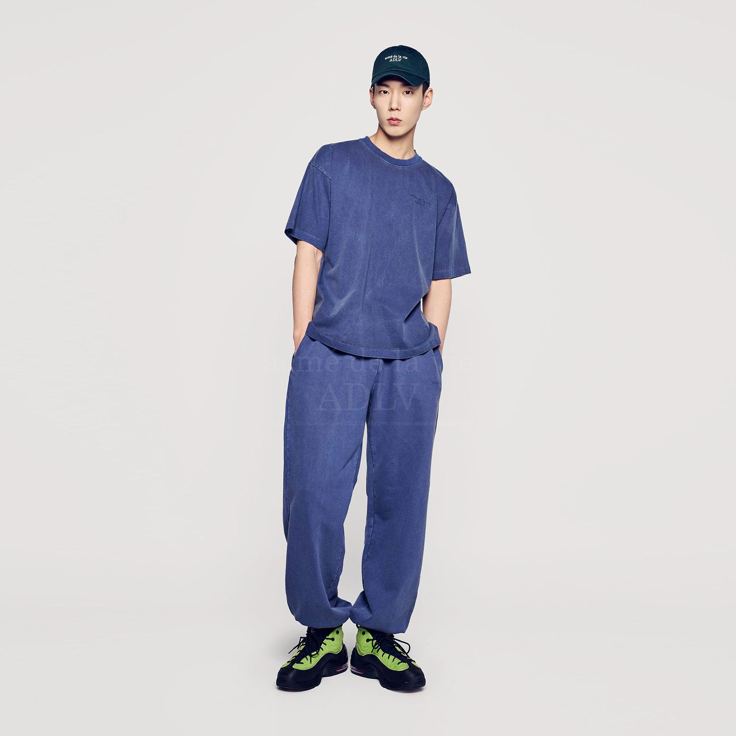 ADLV - Mũ Bóng Chày Basic Small Logo Ball Xanh Lá