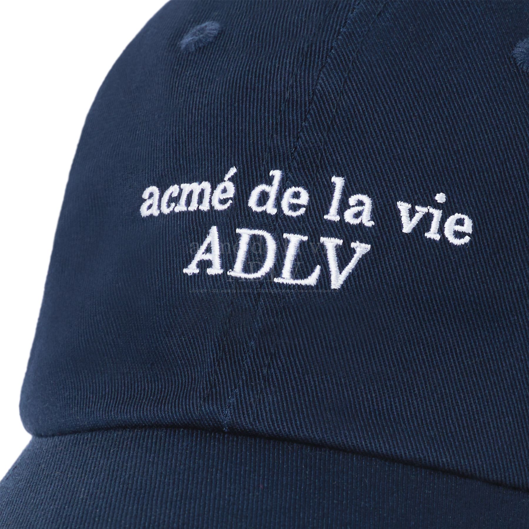 ADLV - Mũ Bóng Chày Basic Small Logo Ball Xanh Navy