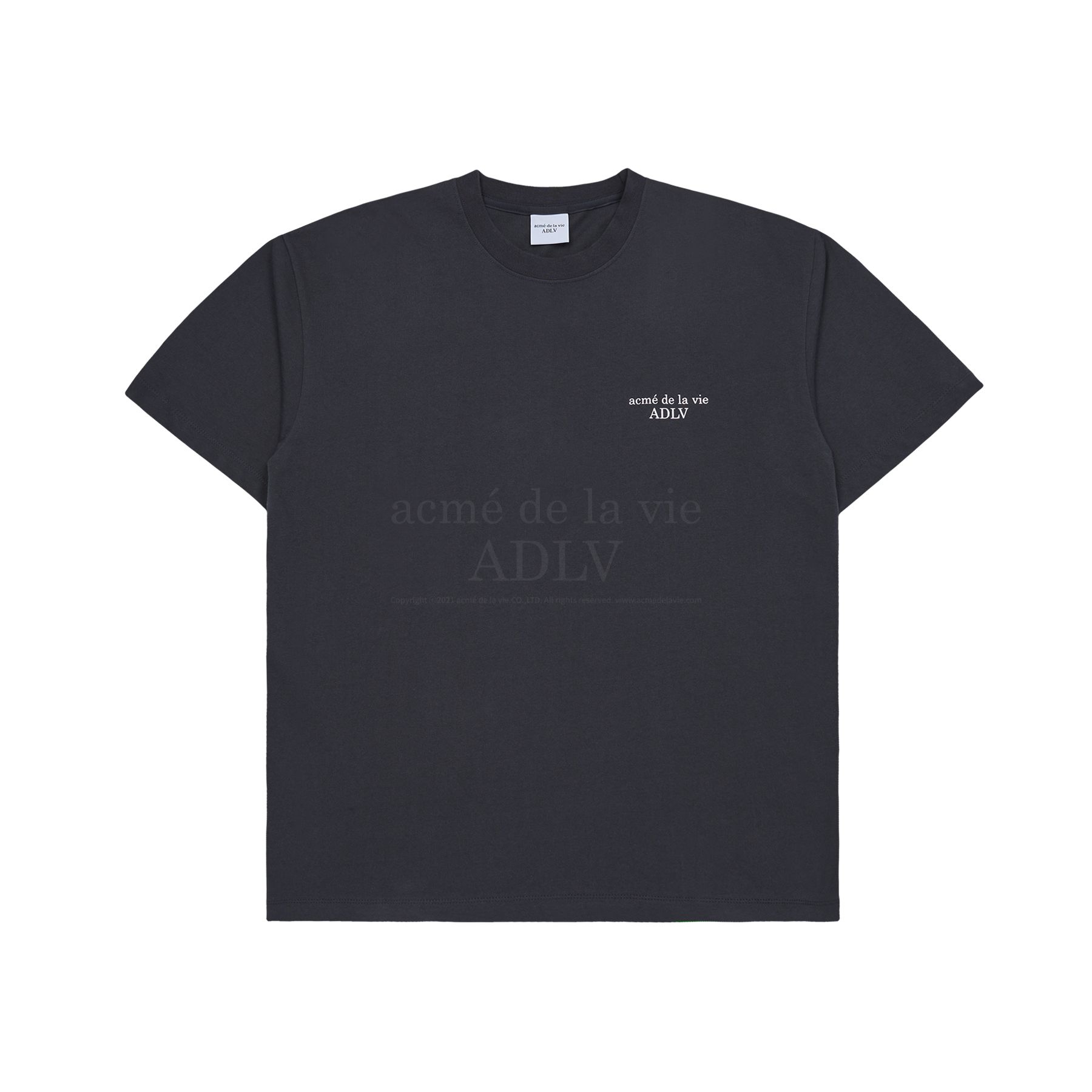ADLV - Áo Thun ADLV Basic Logo Season2 R Than Chì