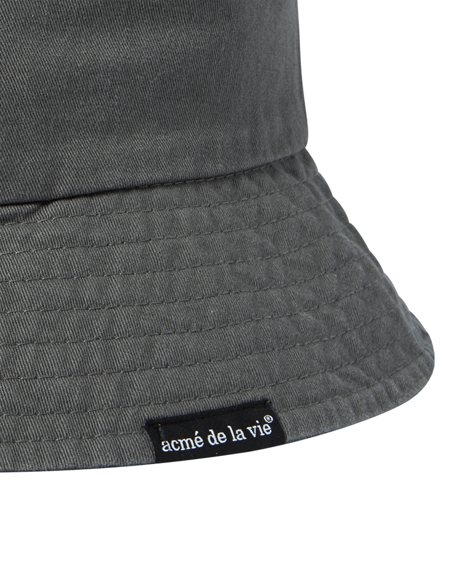 ADLV - Mũ Bucket Basic Logo Than chì