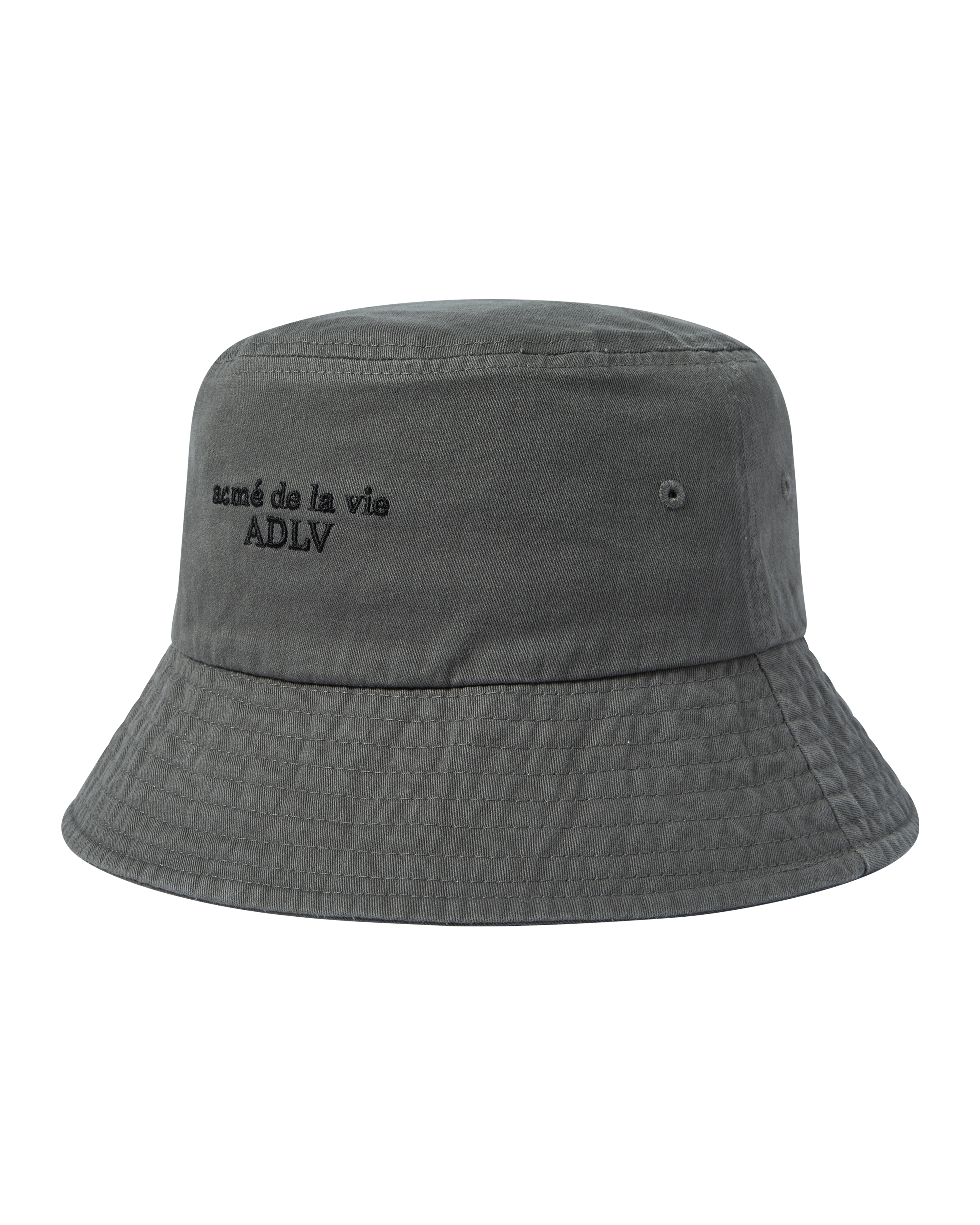 ADLV - Mũ Bucket Basic Logo Than chì