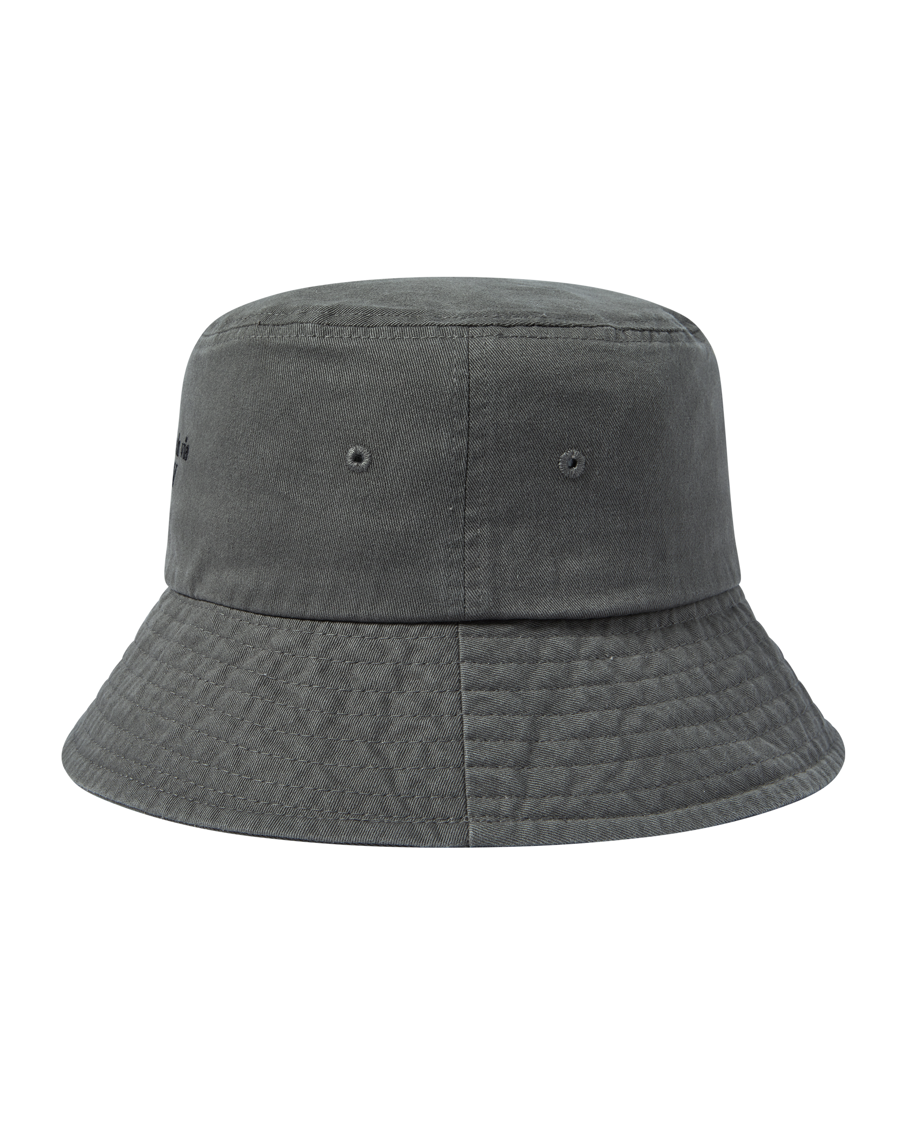 ADLV - Mũ Bucket Basic Logo Than chì