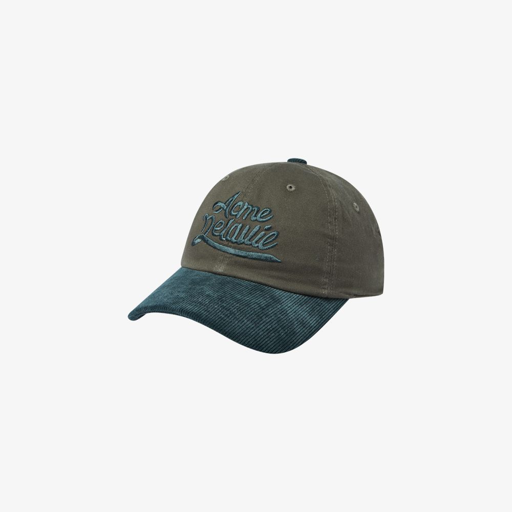 ADLV - Mũ Bóng Chày Corduroy Color Scheme Xanh lá
