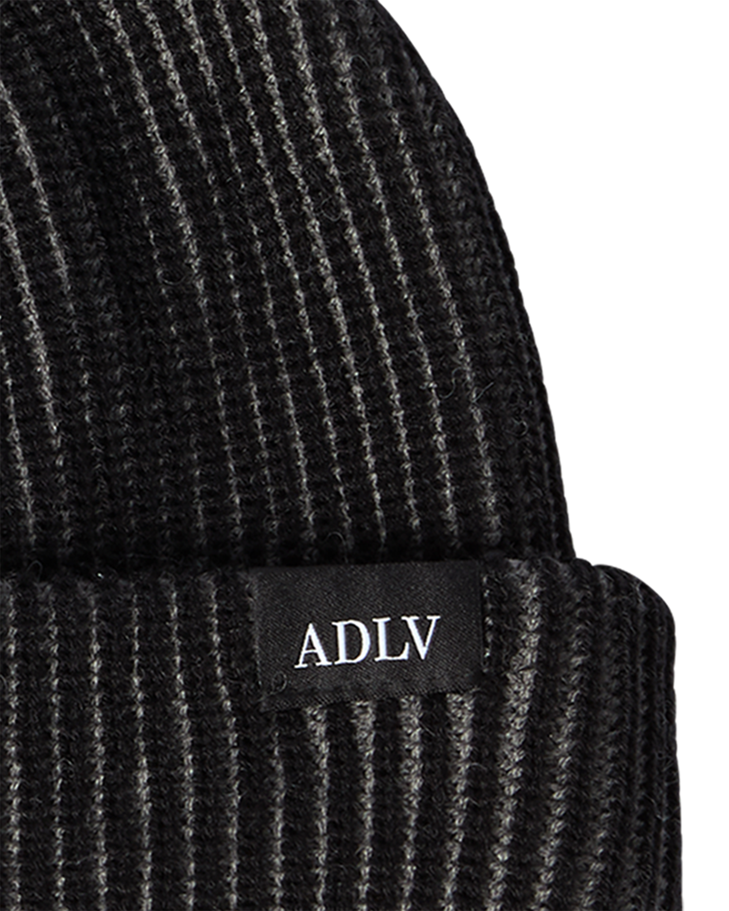 Mũ Beanie Two Tone Label Point Đen