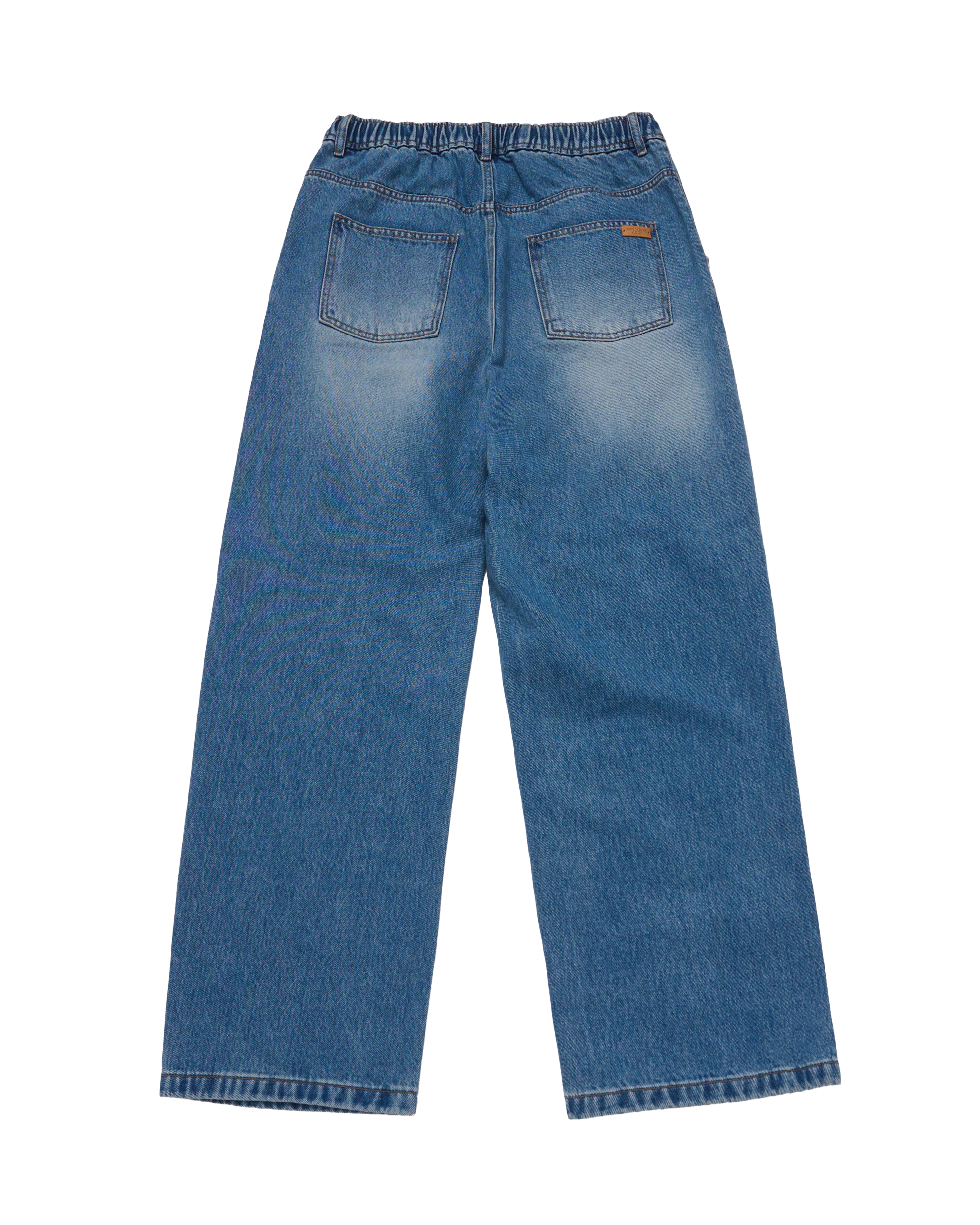 ADLV - Quần Denim Full Banding Washing Xanh dương