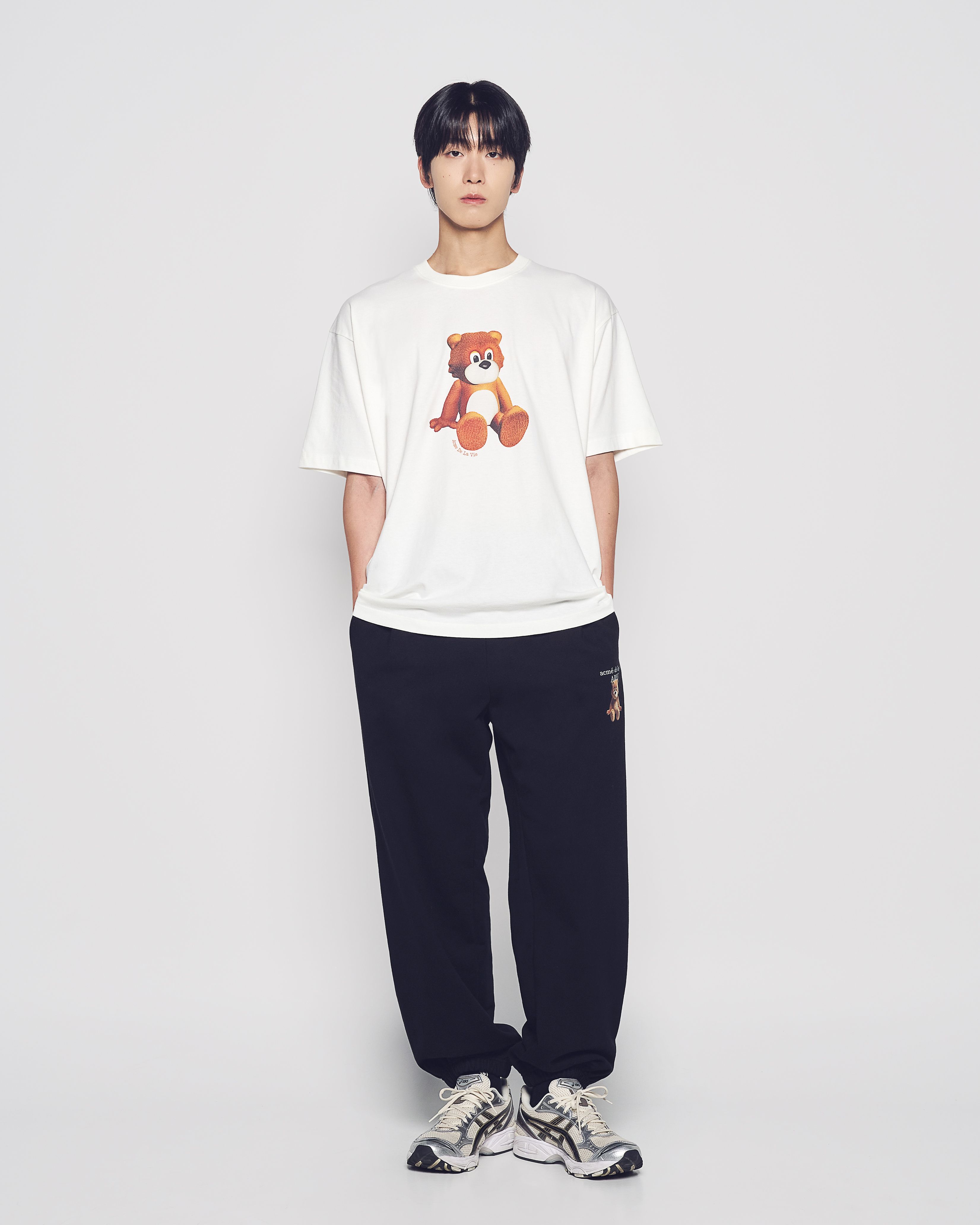 ADLV - Quần dài AC Bear Basic Logo Đen