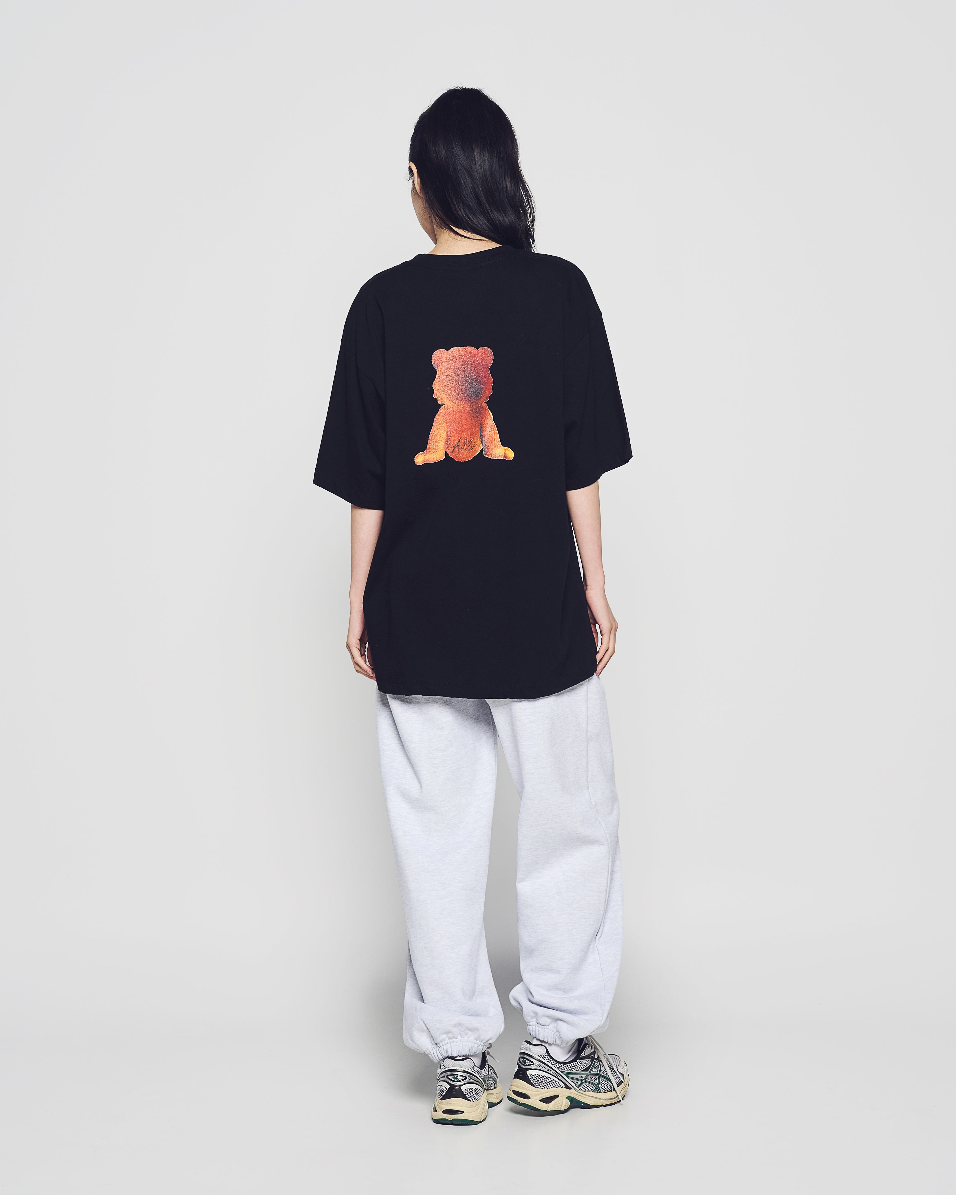 ADLV - Quần dài AC Bear Basic Logo Muối tiêu
