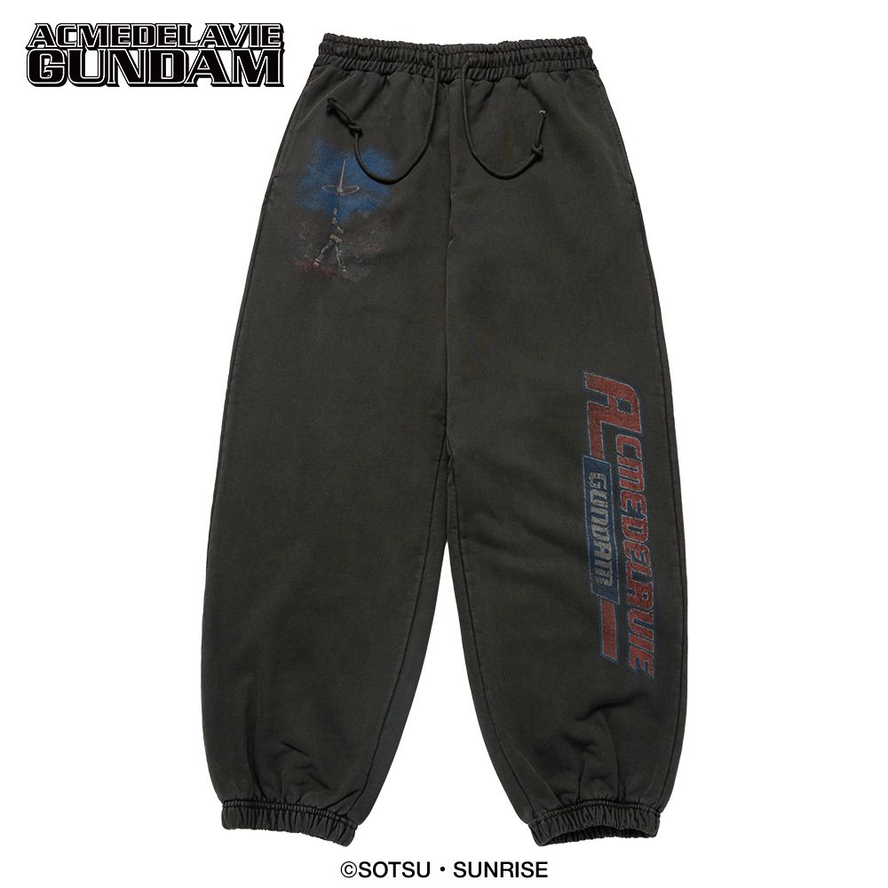 ADLV - Quần jogger MOBILE SUIT GUNDAM Last Shooting Pigment Washing Than chì