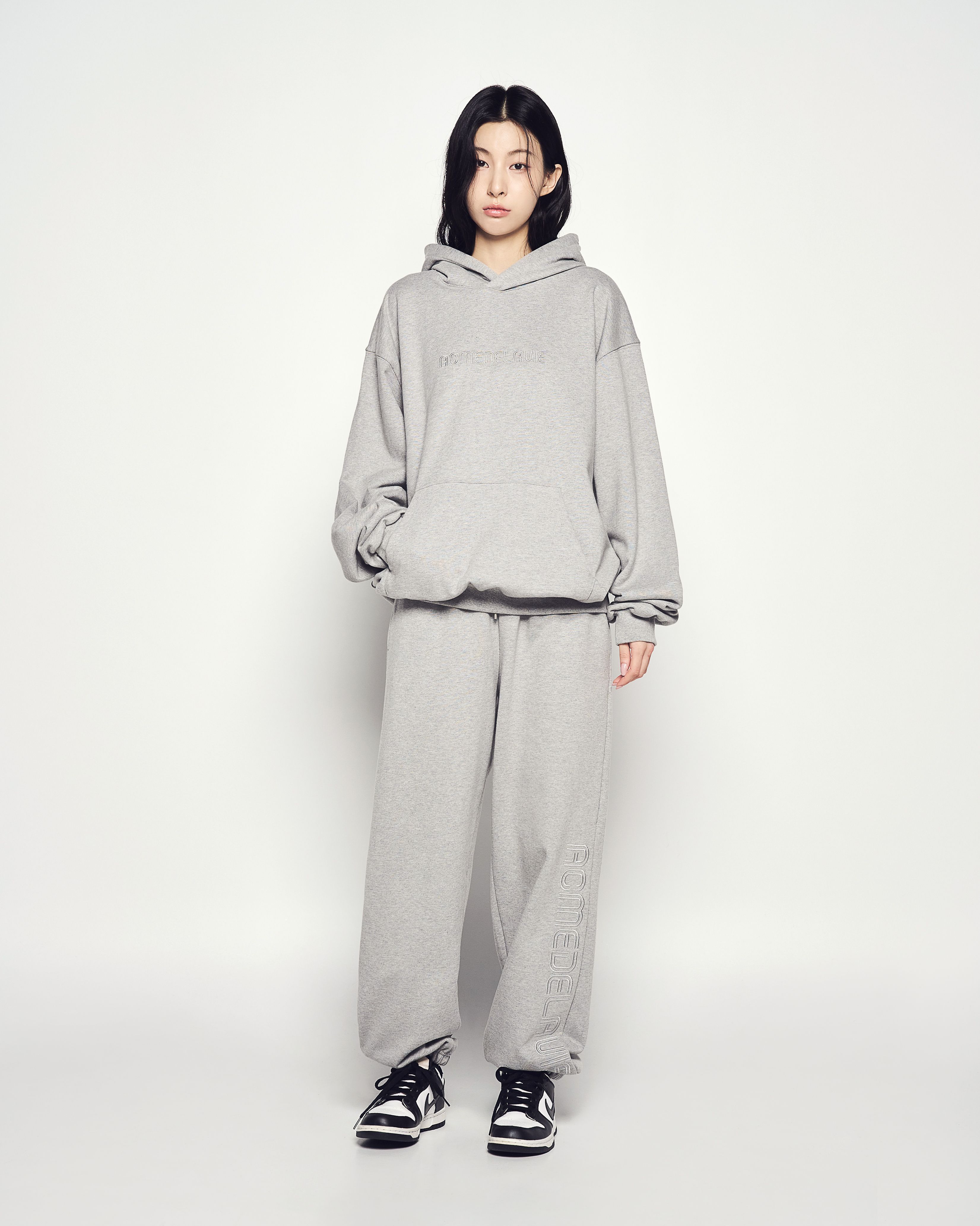 ADLV - Quần dài Double Line Muối tiêu