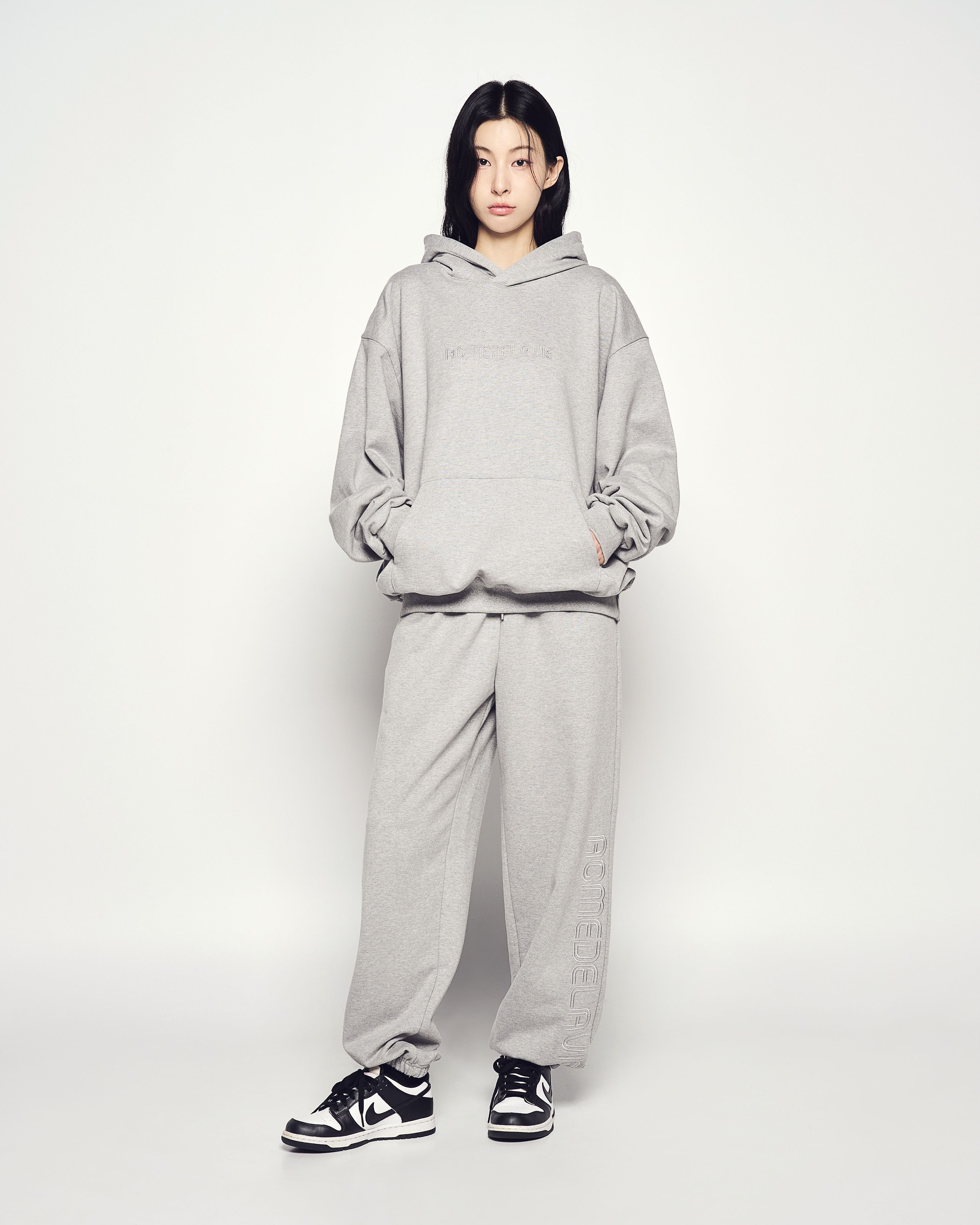 ADLV - Quần dài Double Line Muối tiêu