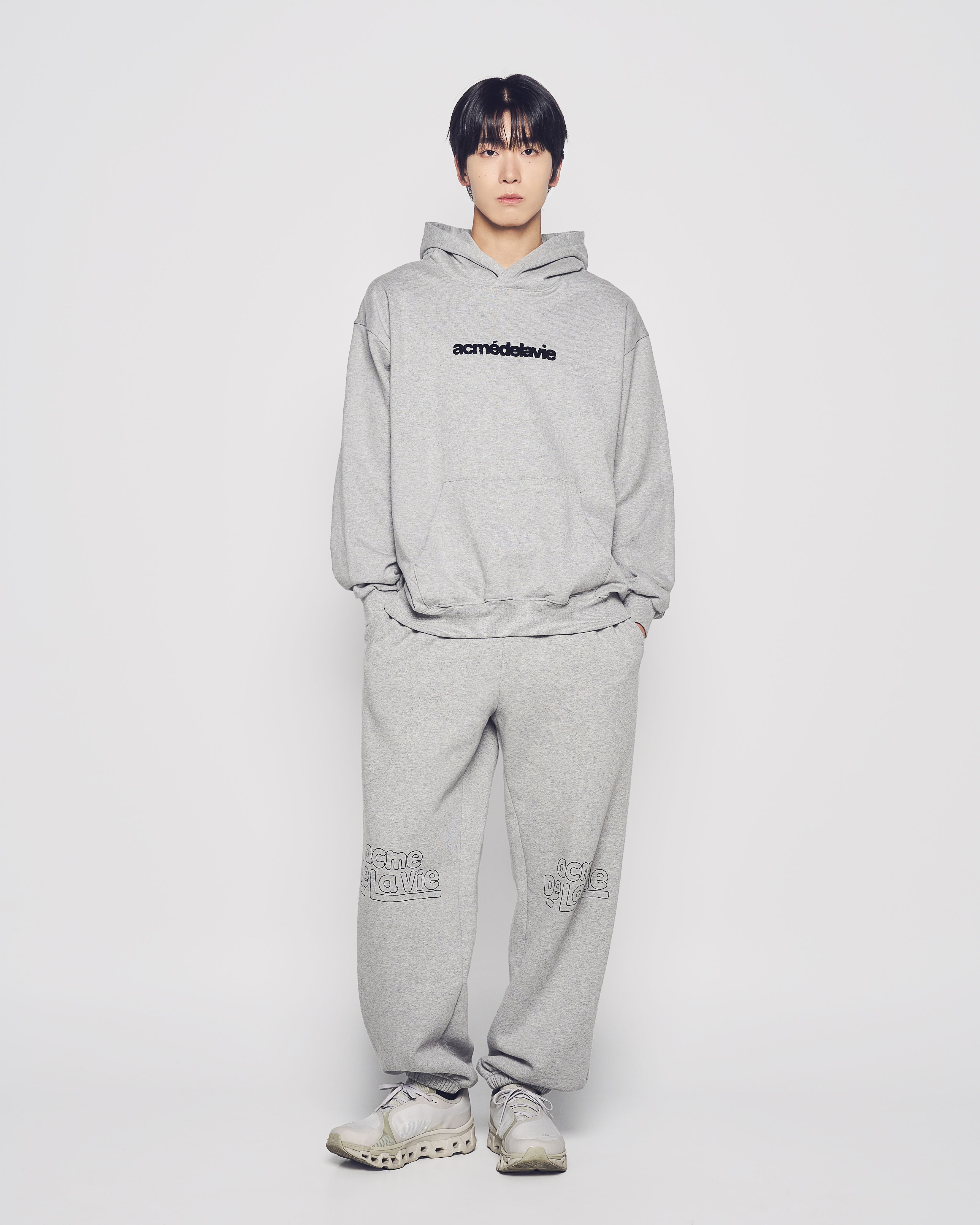 ADLV - Quần dài Simple Border Line Napping Muối tiêu