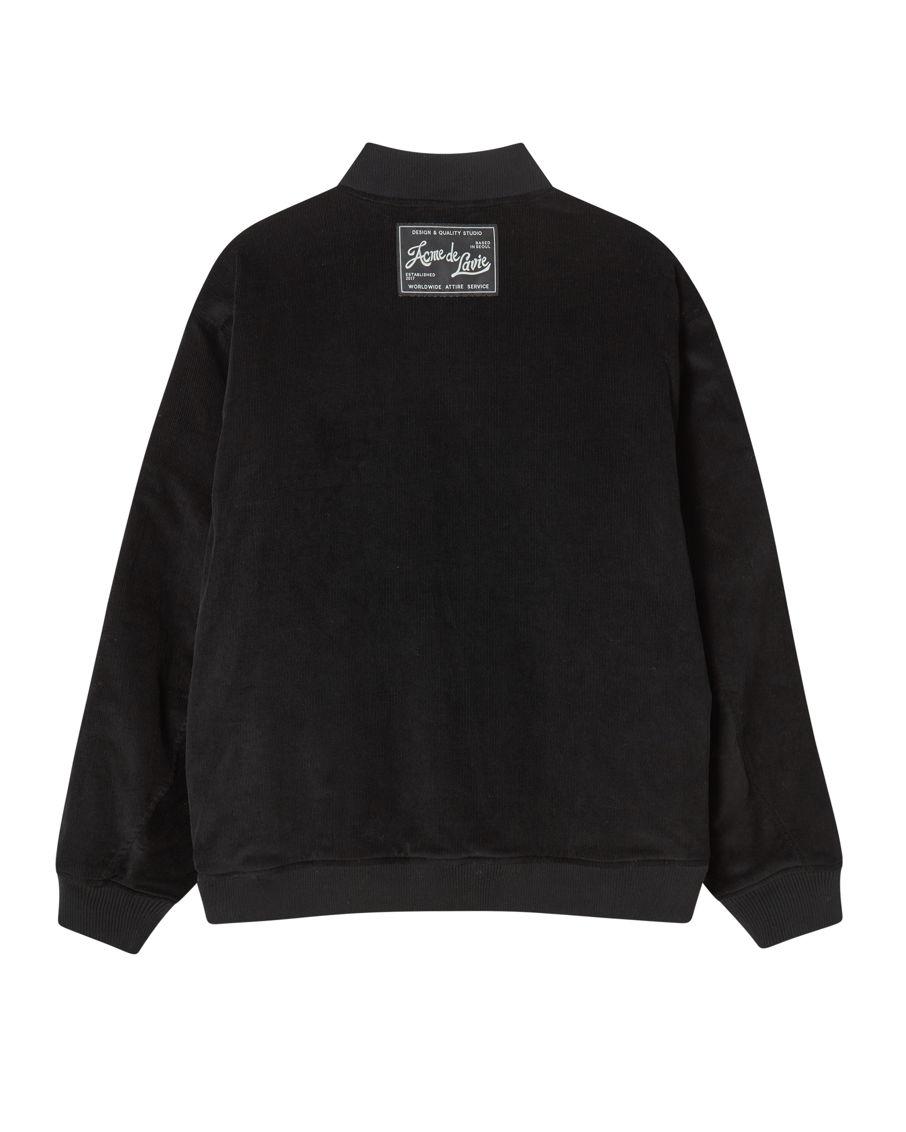 ADLV - Áo Khoác Corduroy Bomber Đen