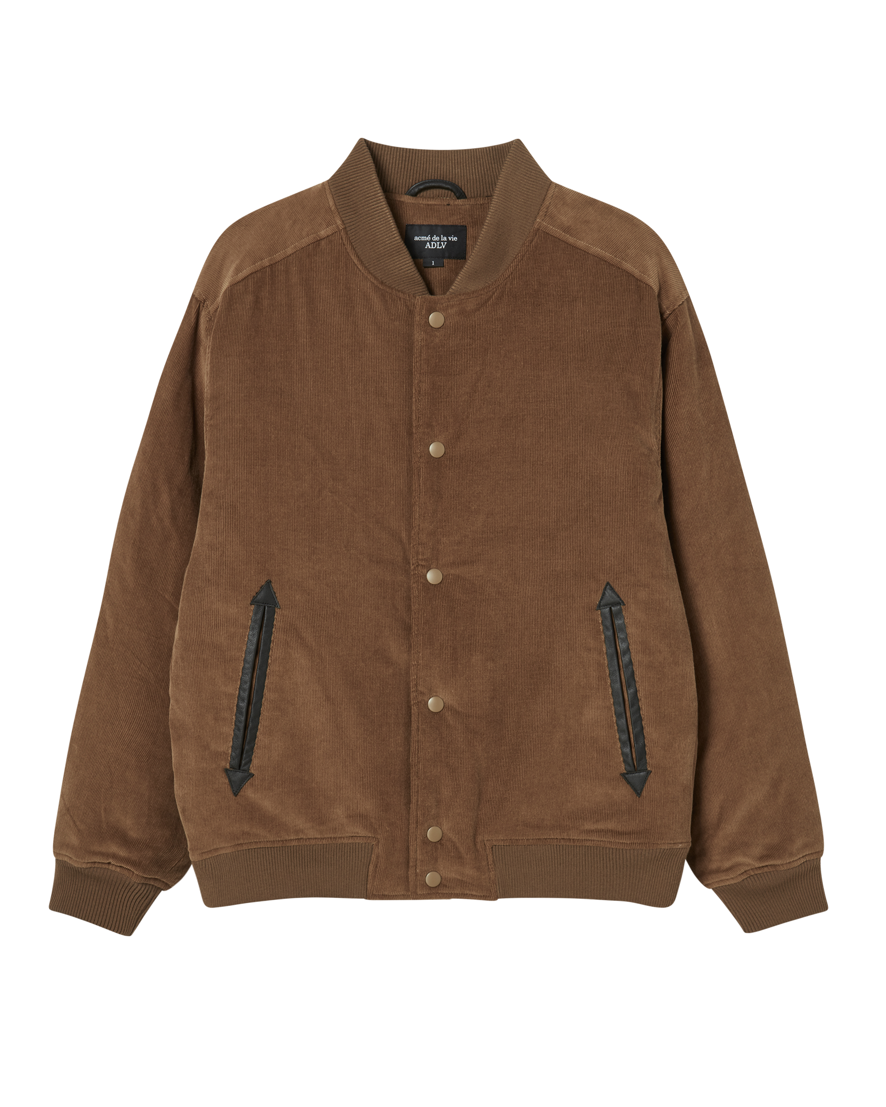 ADLV - Áo Khoác Corduroy Bomber Nâu