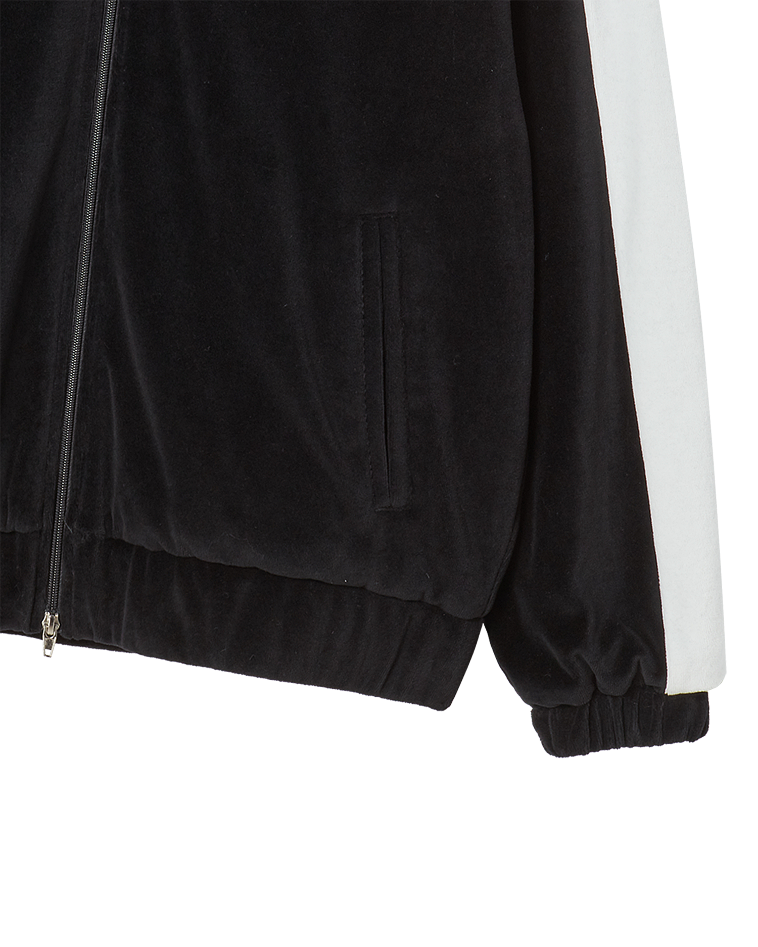 ADLV - Áo Khoác thể thao Velour High Neck Đen