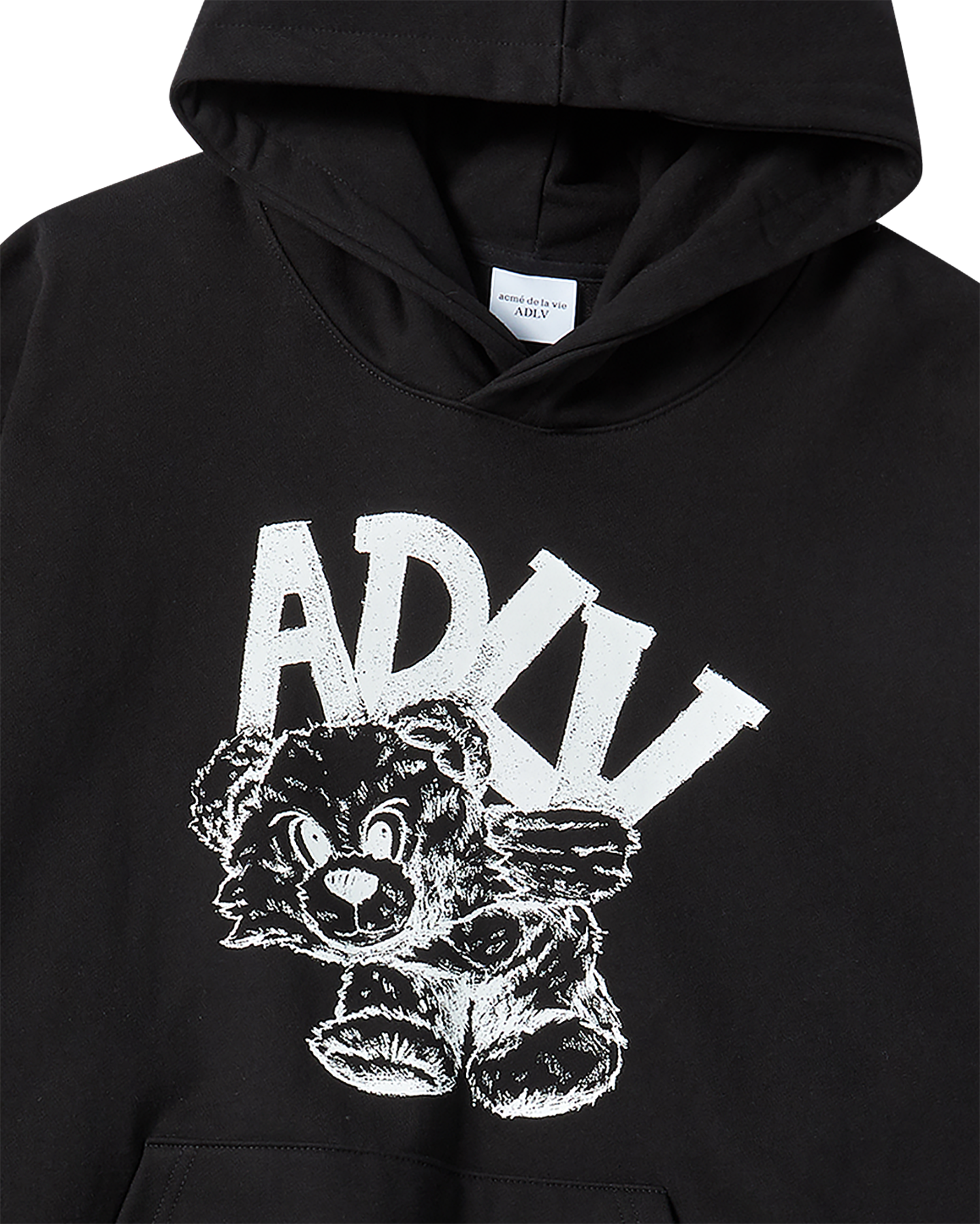 ADLV - Áo Hoodie ADLV PiggybACk Đen