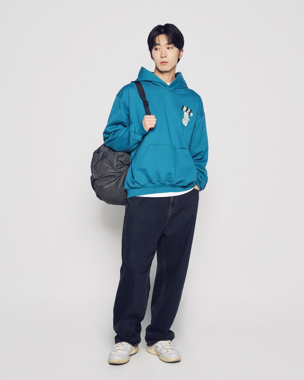 ADLV - Áo Hoodie FUZZY FONT DRAGON Xanh lá đậm