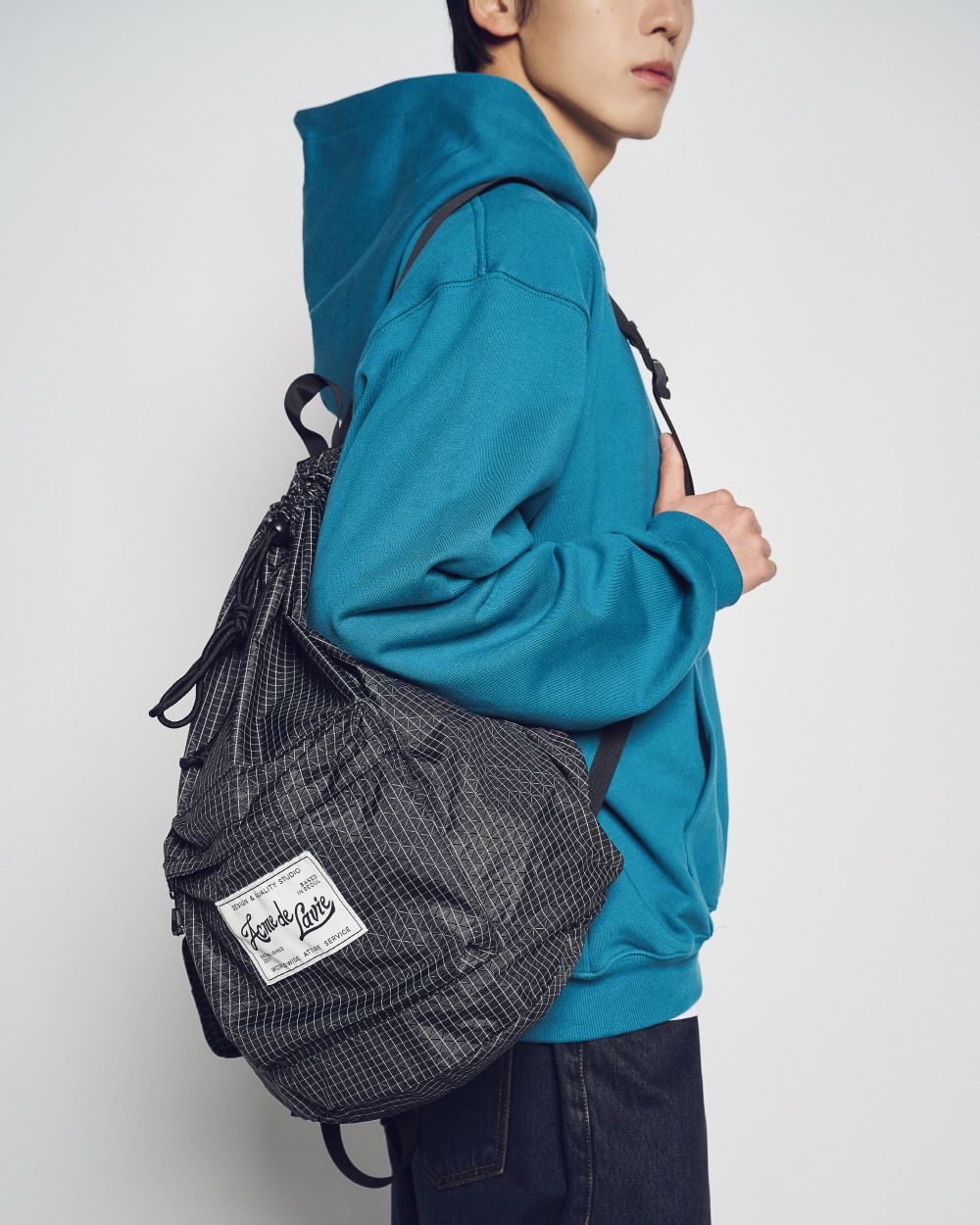 ADLV - Áo Hoodie FUZZY FONT DRAGON Xanh lá đậm