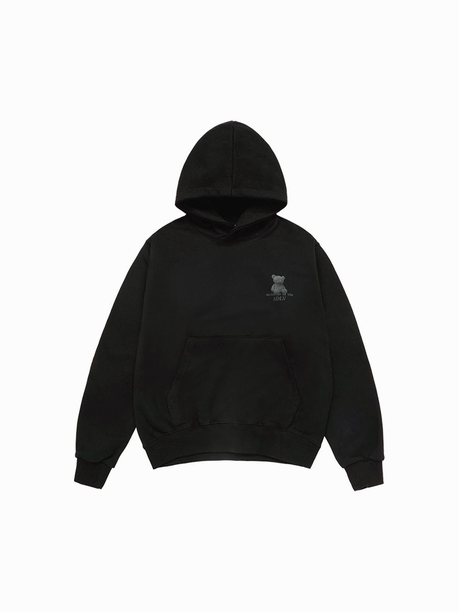 Áo Hoodie NEW FUZZY BEAR Đen