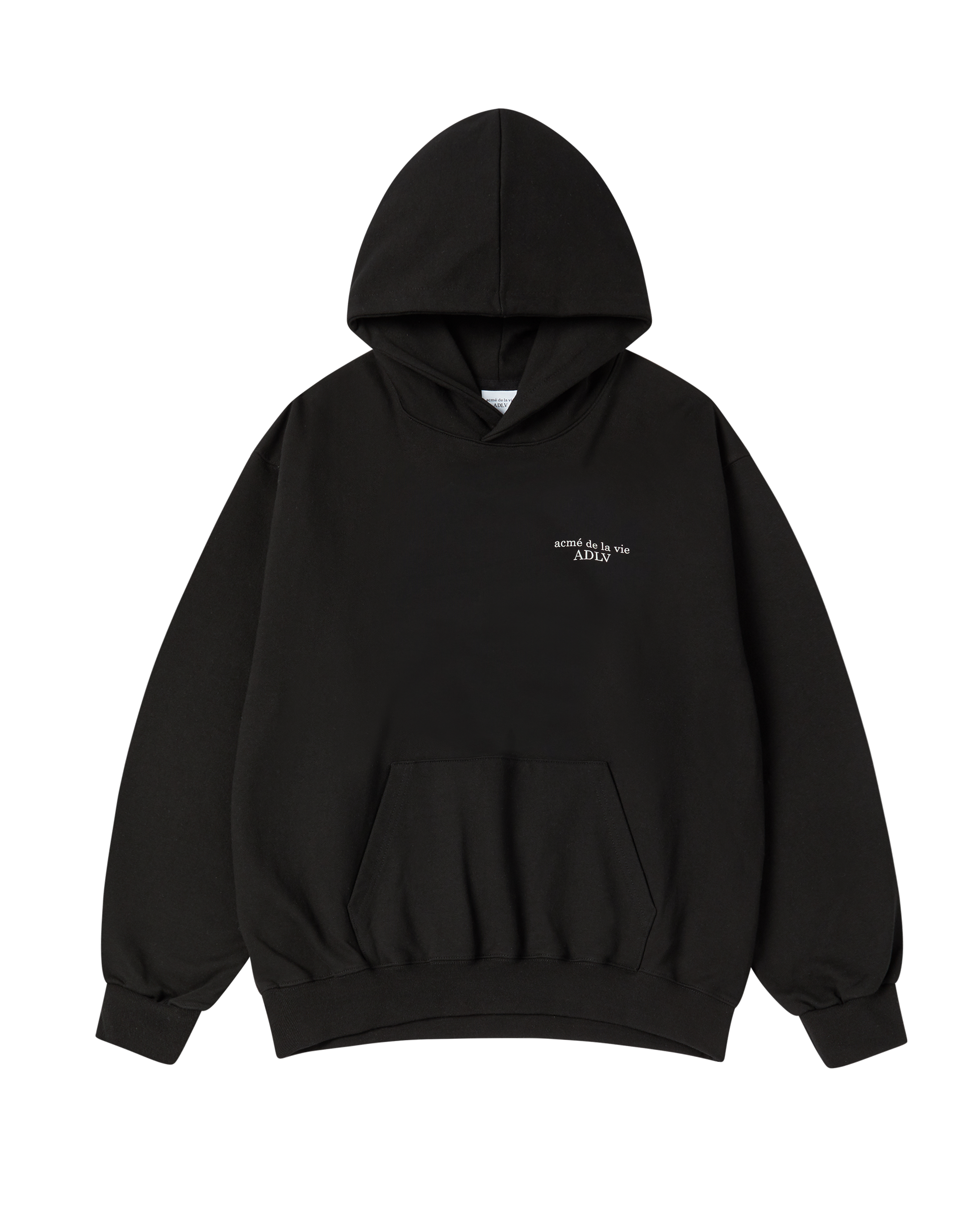 ADLV - Áo Hoodie Basic Logo Napping Đen