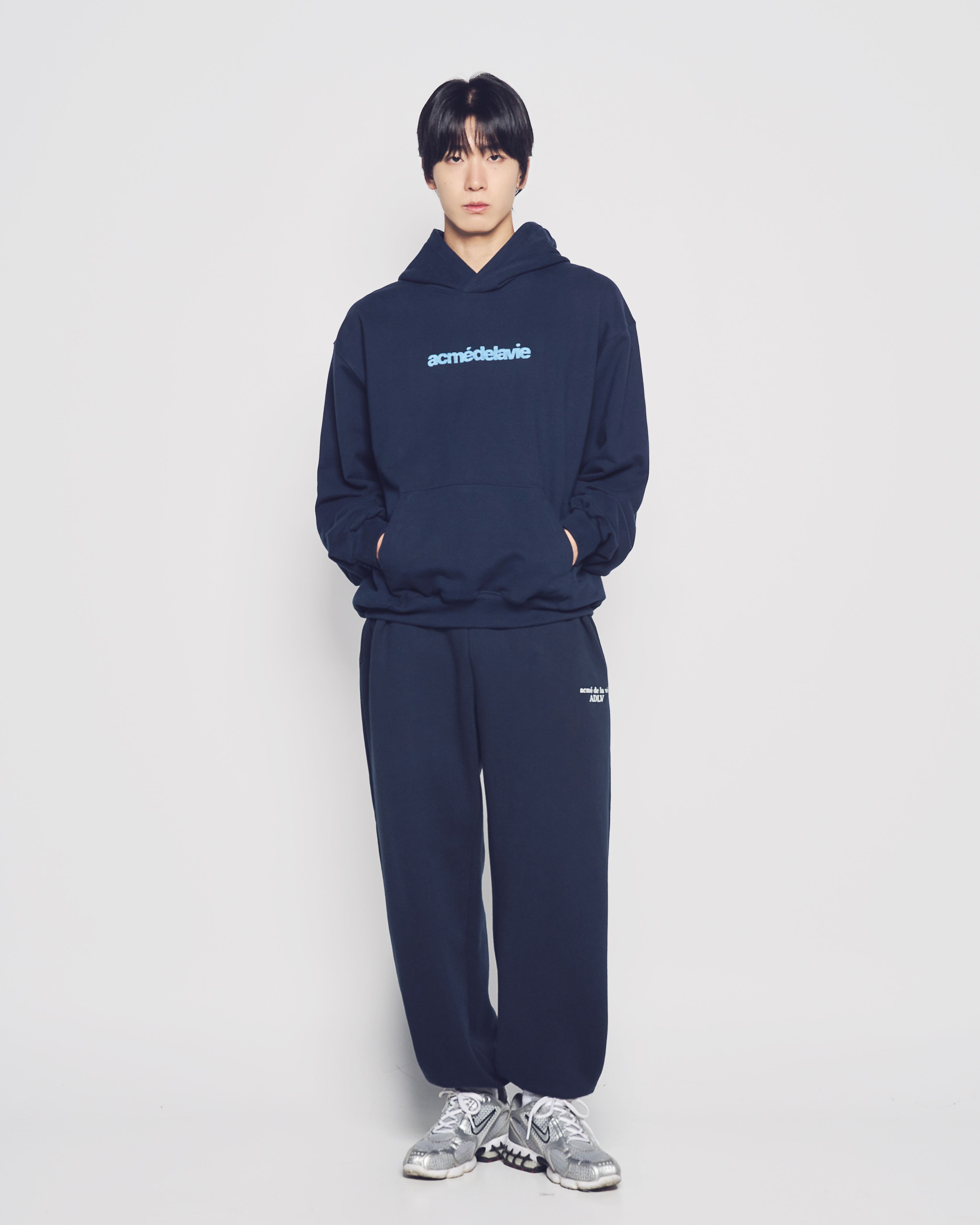 ADLV - Áo Hoodie Connect Grass Xanh navy