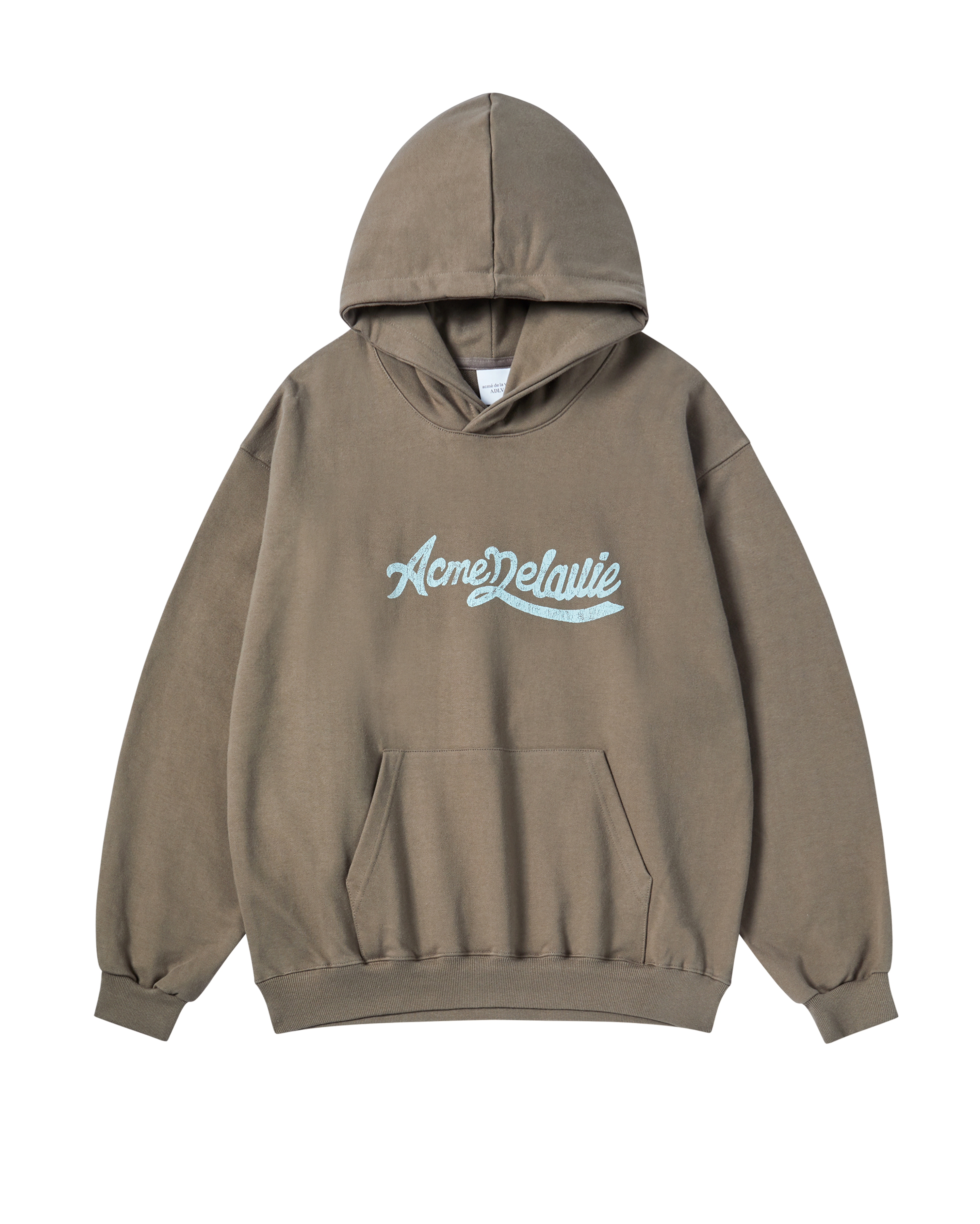 Áo Hoodie Cursive Logo Ca cao