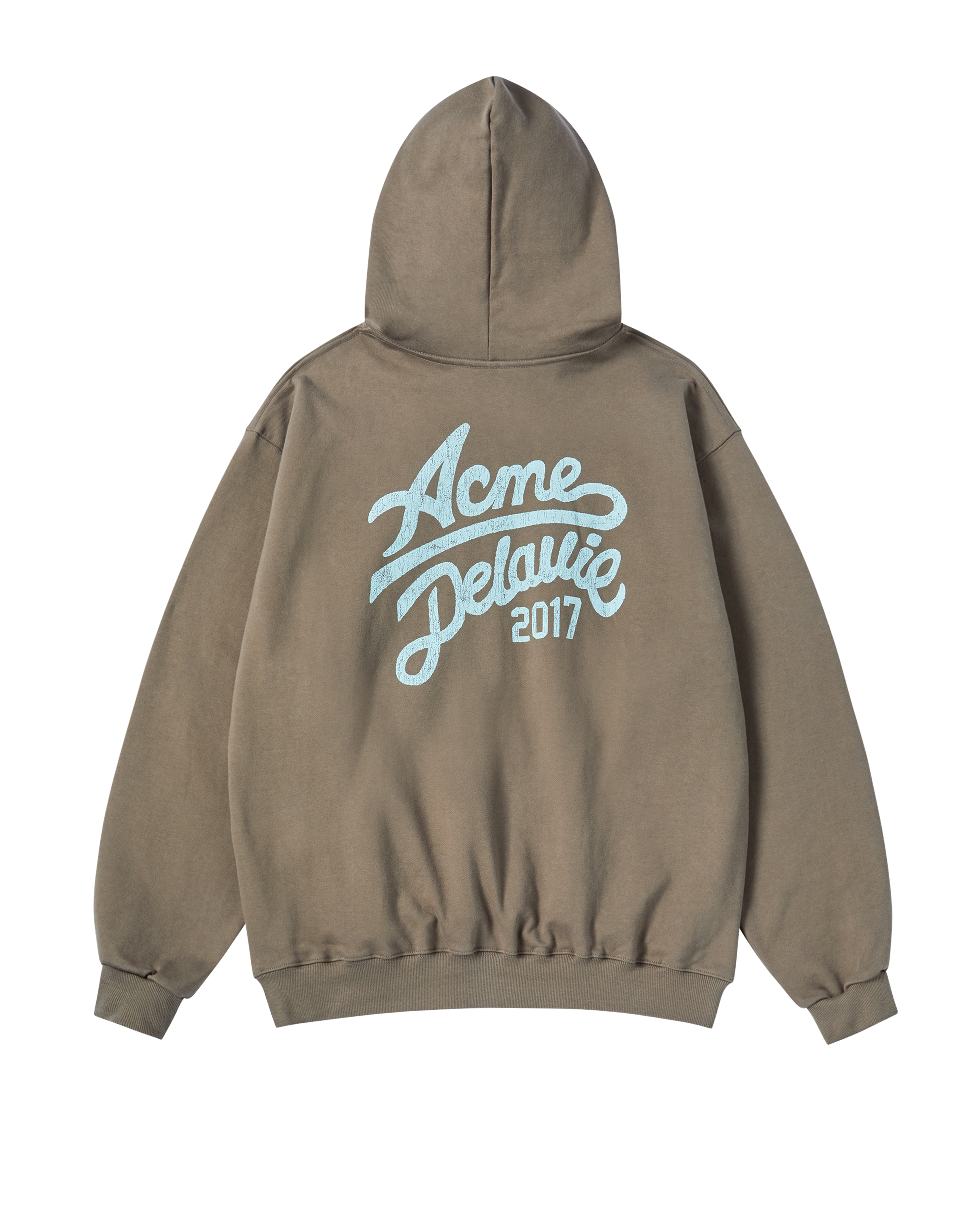 ADLV - Áo Hoodie Cursive Logo Ca cao