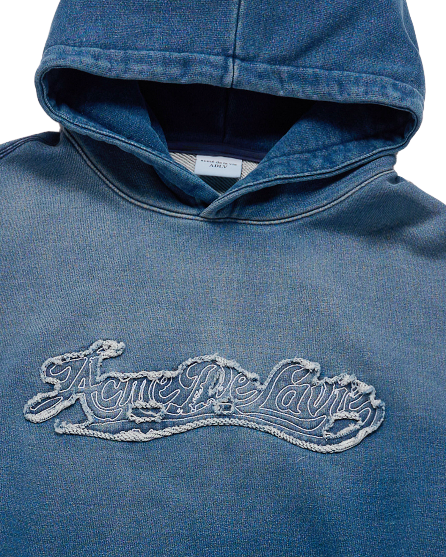 ADLV - Áo Hoodie Zurry Denim Effect Xanh navy