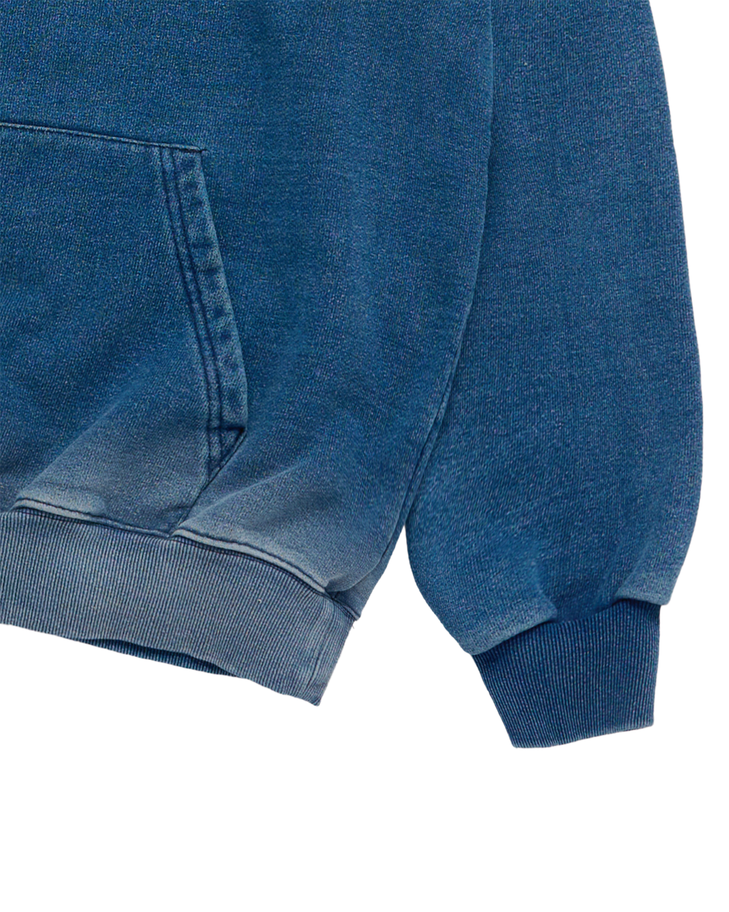 ADLV - Áo Hoodie Zurry Denim Effect Xanh navy