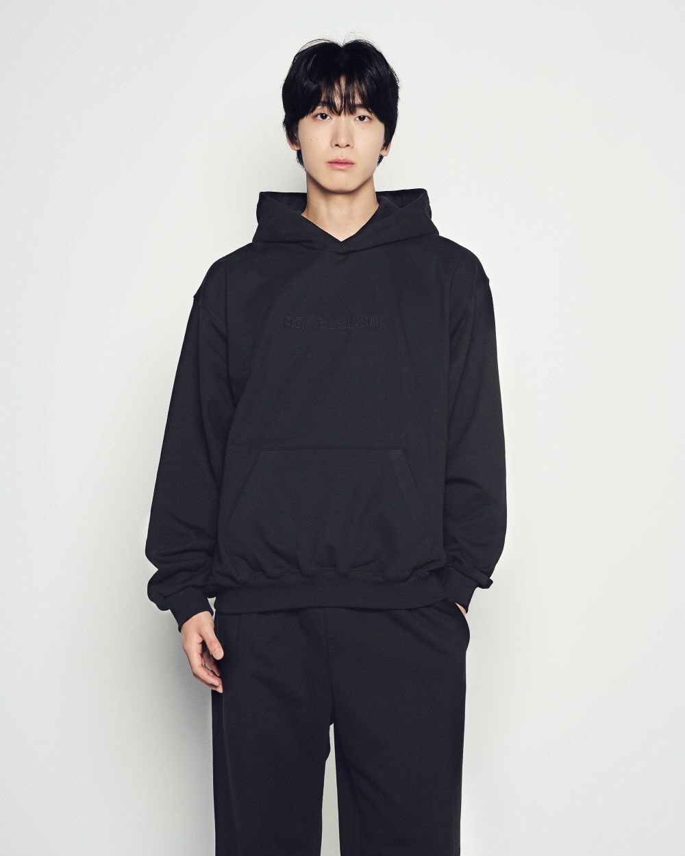 ADLV - Áo Hoodie Double Line Đen