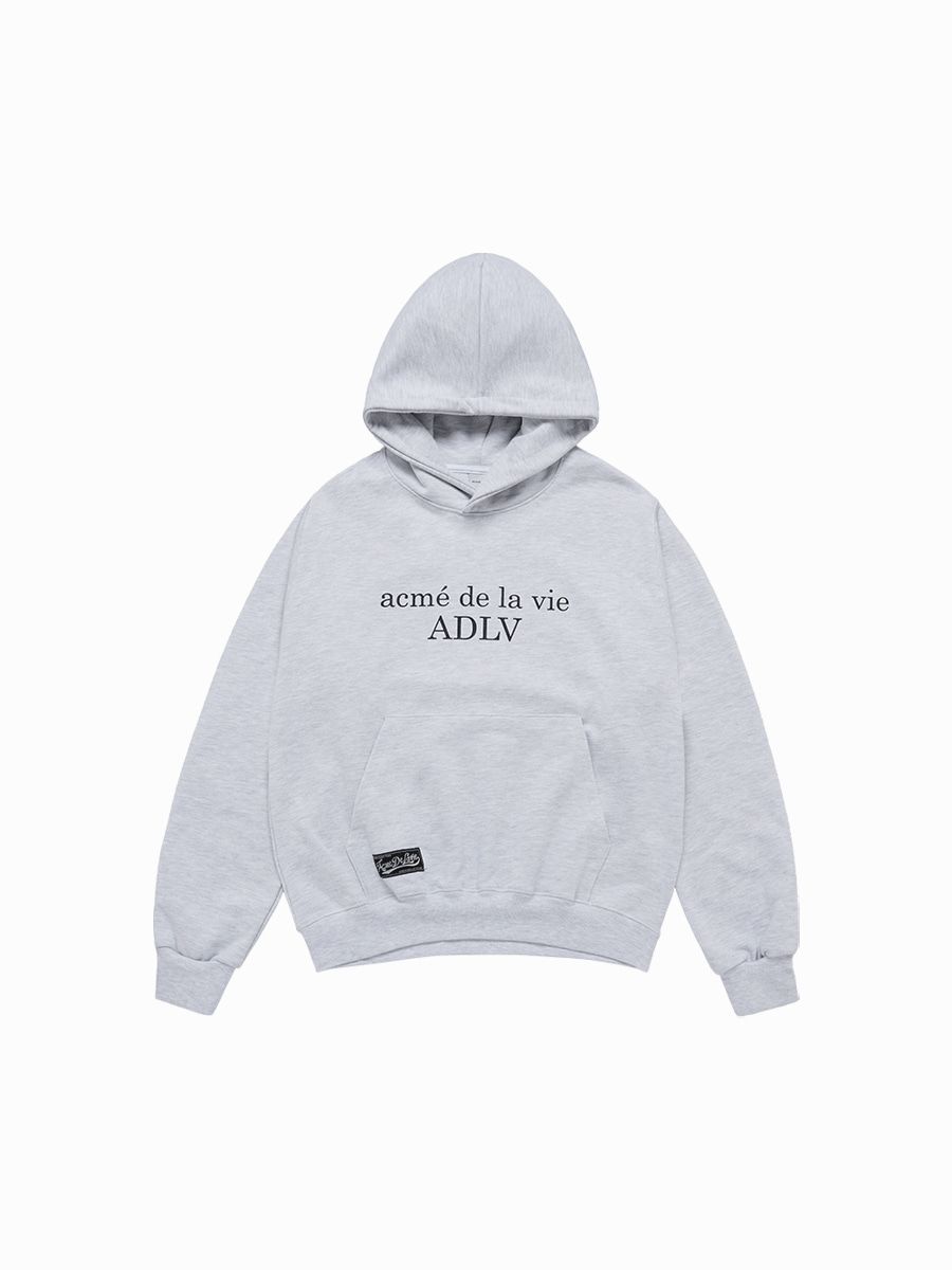 Áo Hoodie FRONT BASIC LOGO Muối tiêu