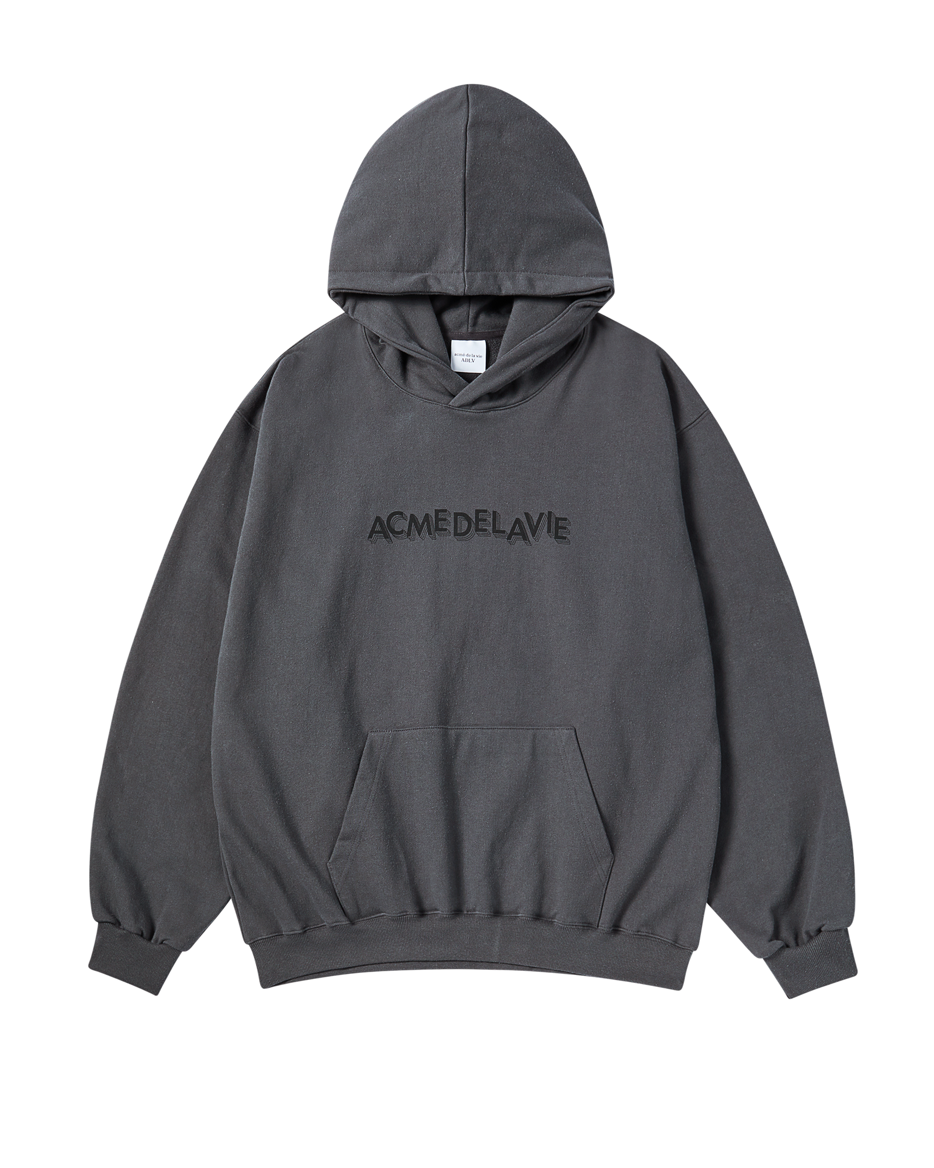Áo Hoodie 3D Logo Than chì