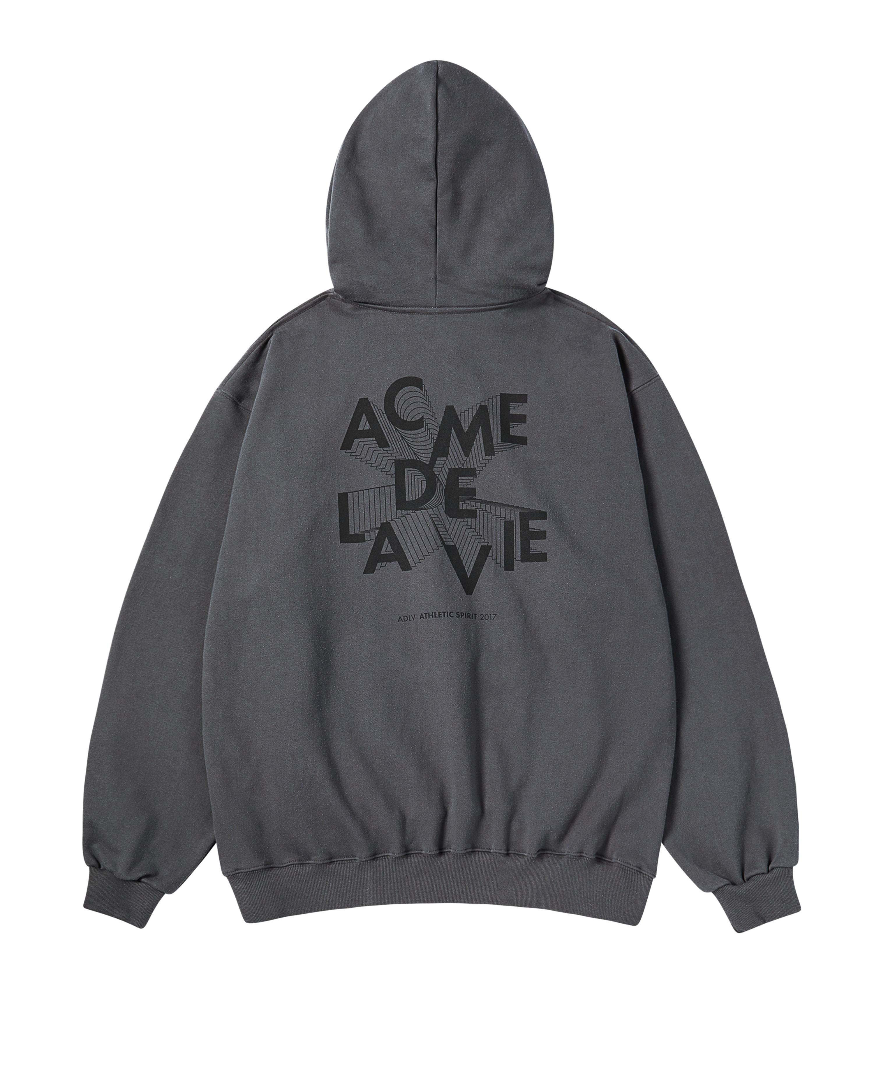 Áo Hoodie 3D Logo Than chì