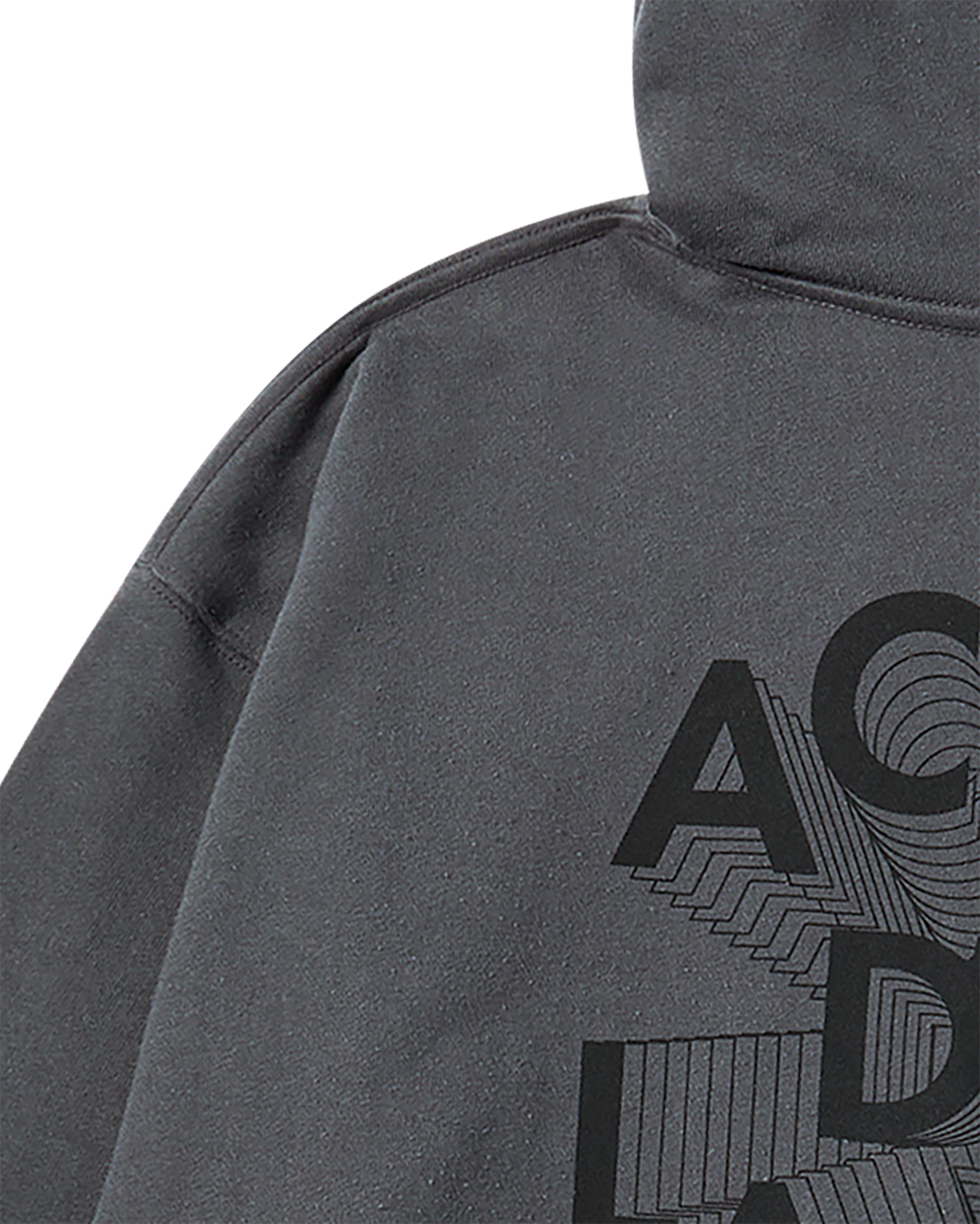Áo Hoodie 3D Logo Than chì