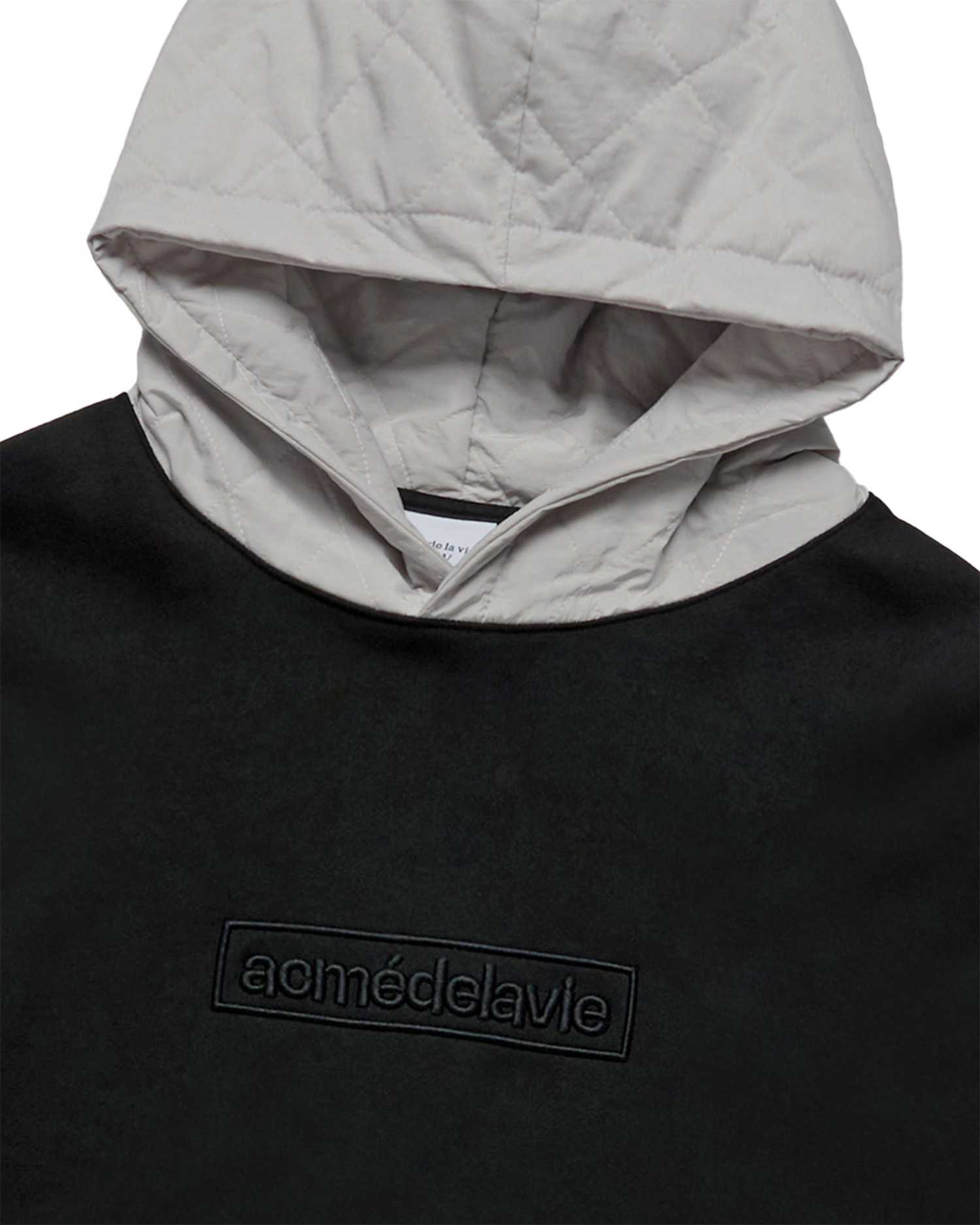 ADLV - Áo Hoodie Woven Quilting Đen