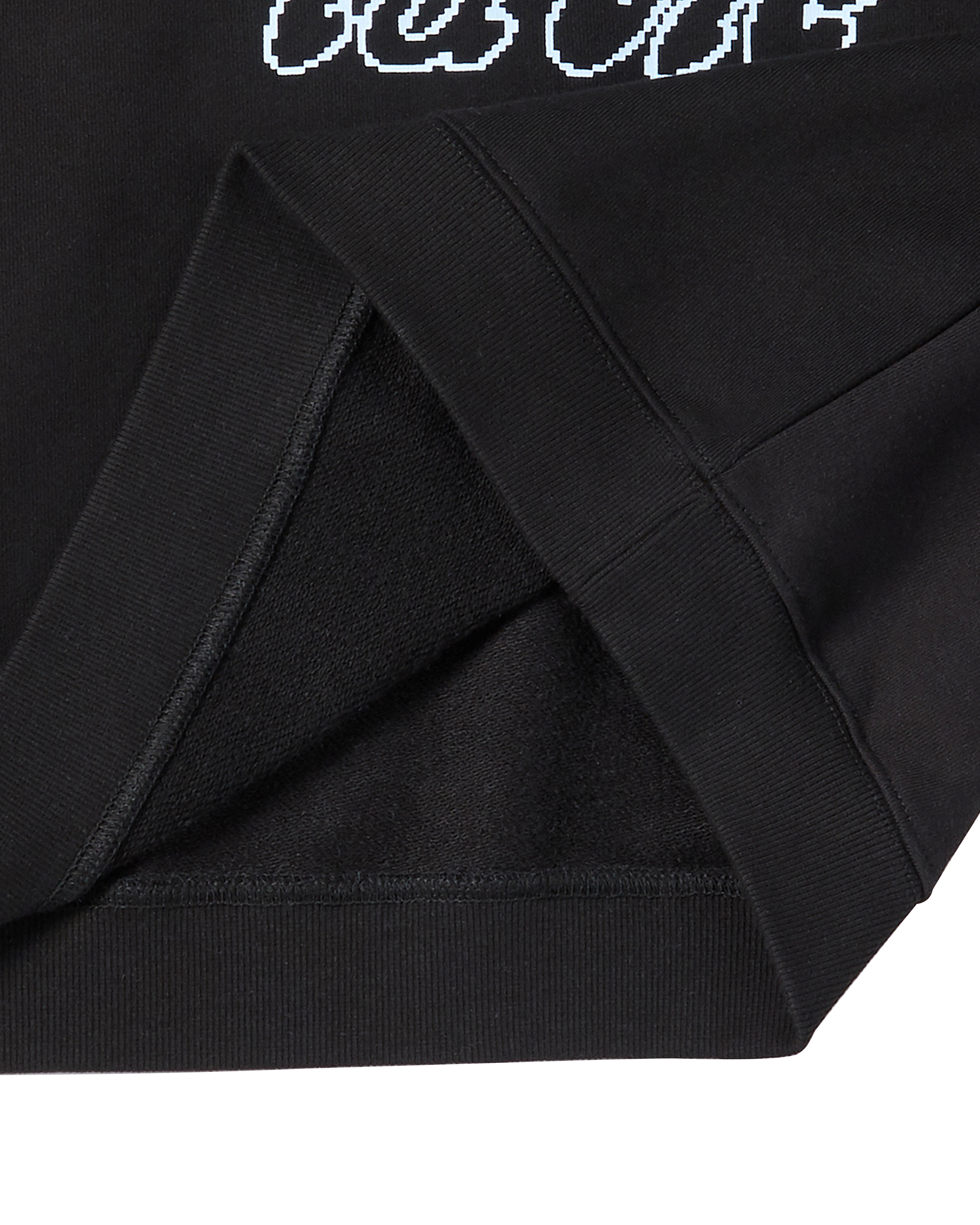 ADLV - Áo Hoodie nữ crop Twinkle Đen