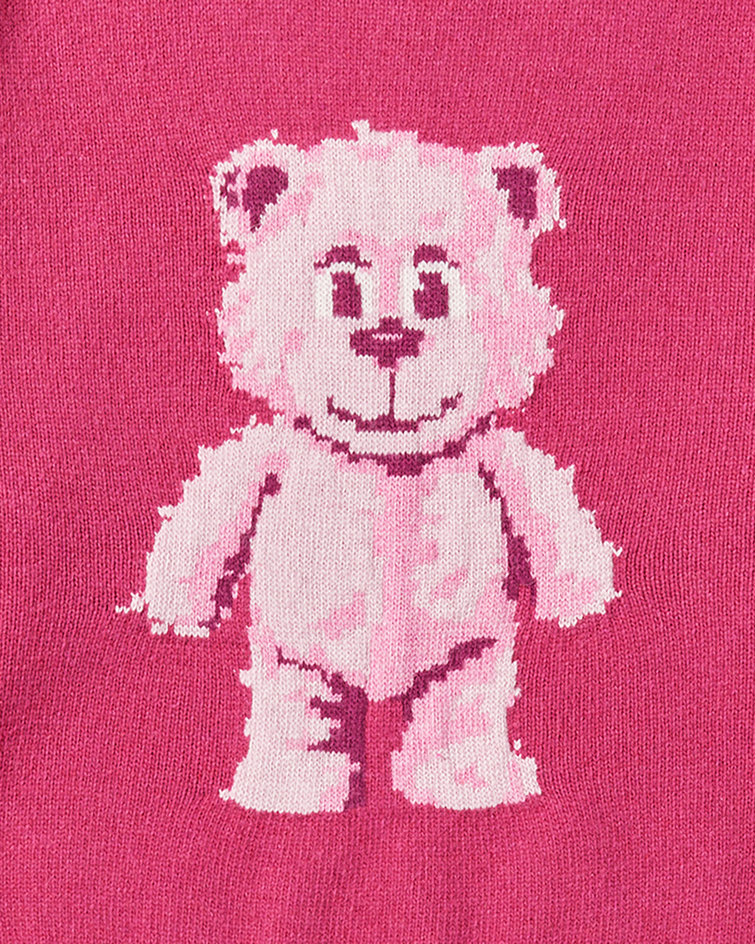 ADLV - Áo Len Distressed Bear Hồng