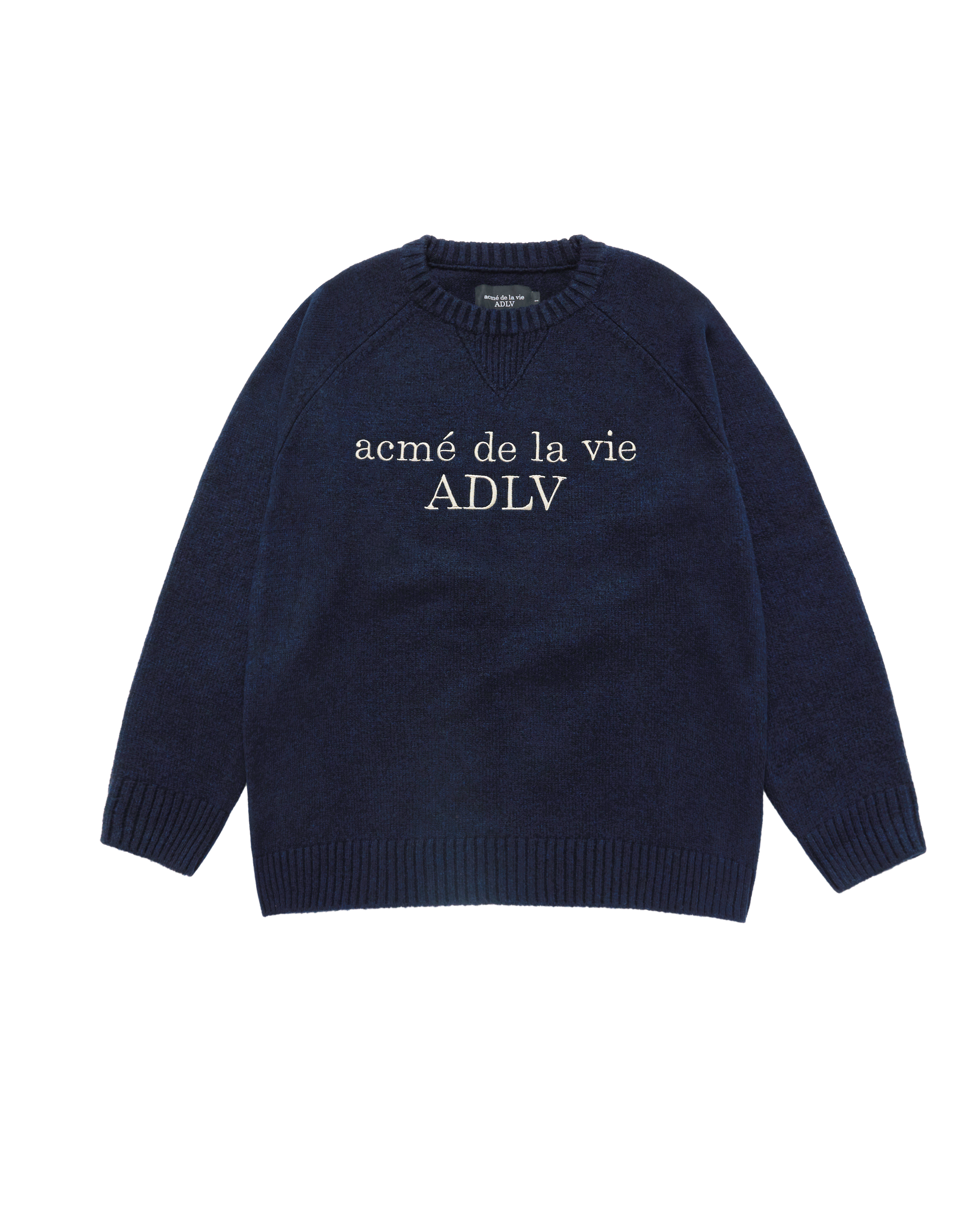 ADLV - Áo len Basic Logo Xanh navy