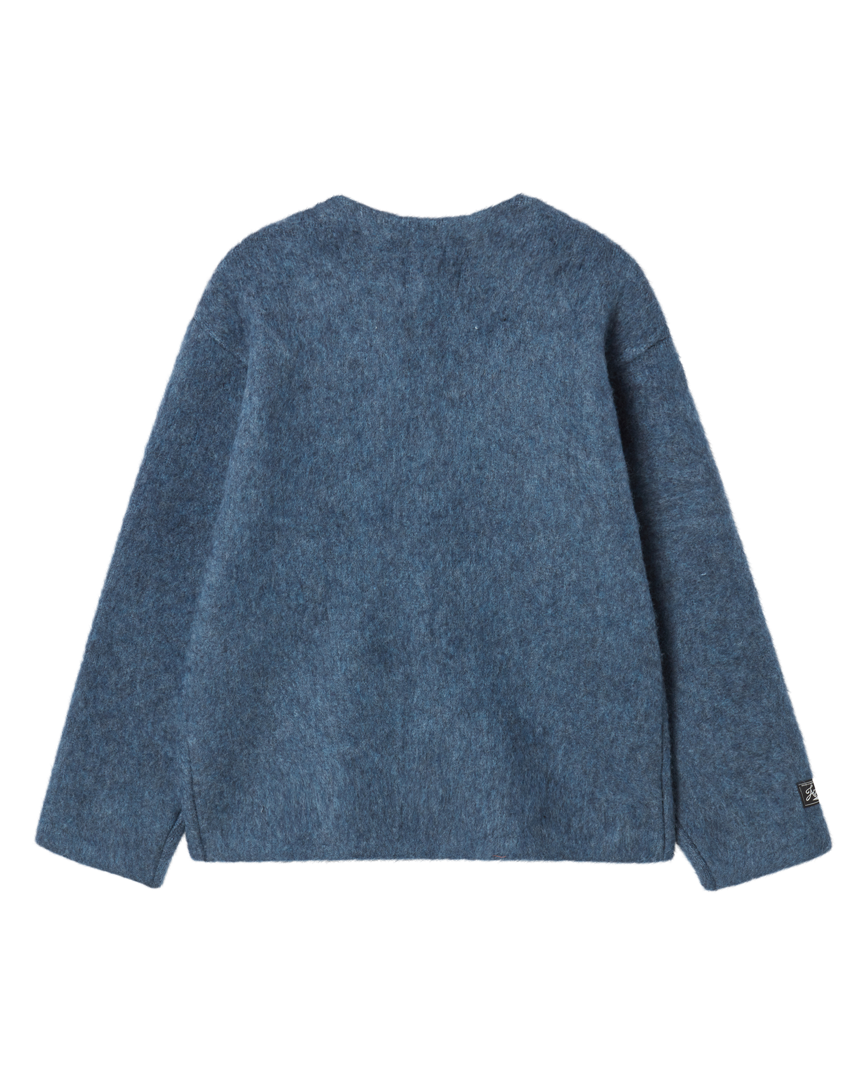 ADLV - Áo Cardigan V Neck Solid Xanh dương