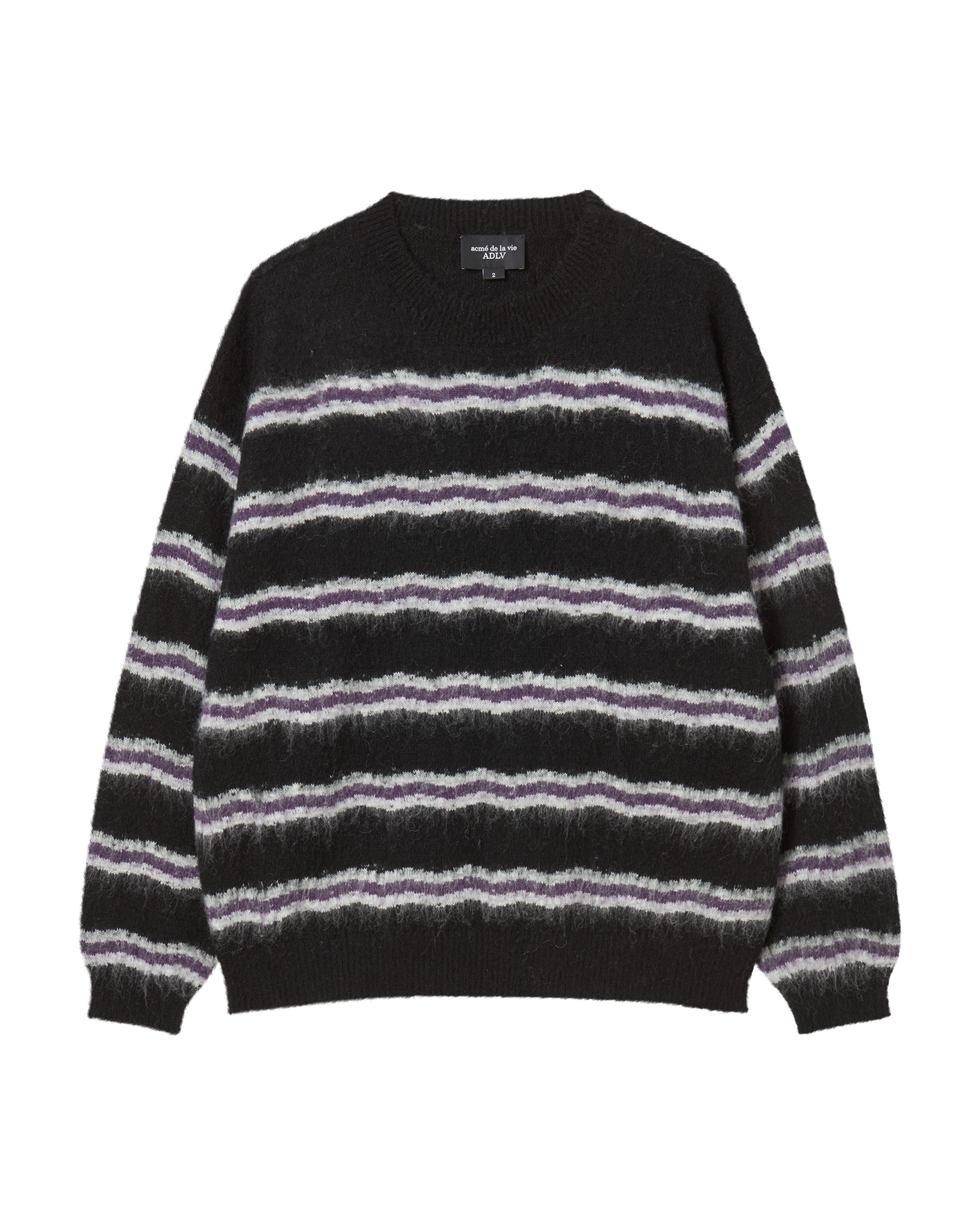 ADLV - Áo Len Wave Stripe Đen