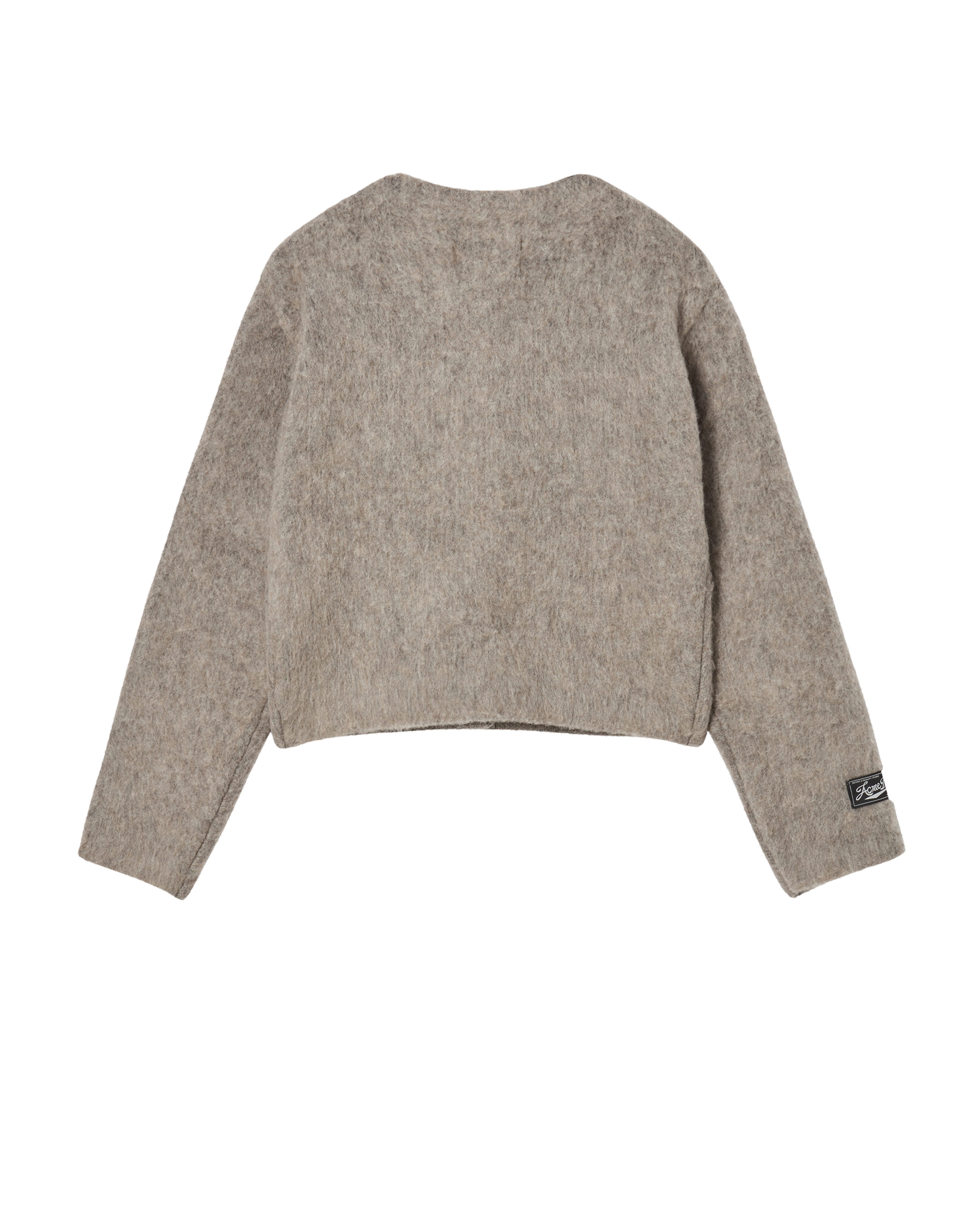 ADLV - Áo Cardigan nữ V Neck Solid Ca cao